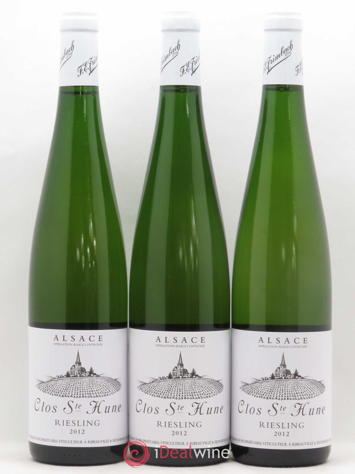 Alsace Riesling Clos Sainte-Hune Trimbach (Domaine) 2012 - Lot de 3 bouteilles - 0