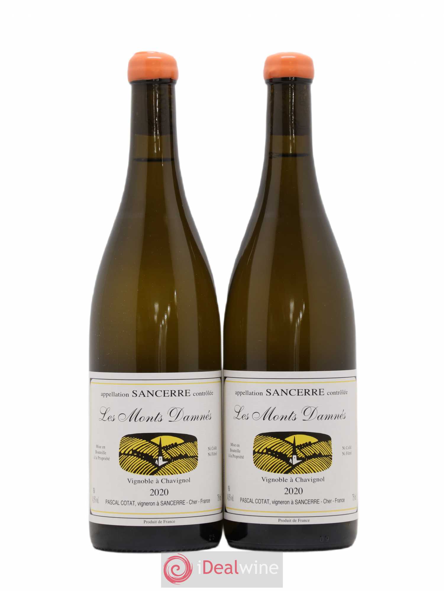 Sancerre Les Monts Damnés Pascal Cotat 2020 - Lot de 2 bouteilles - 0