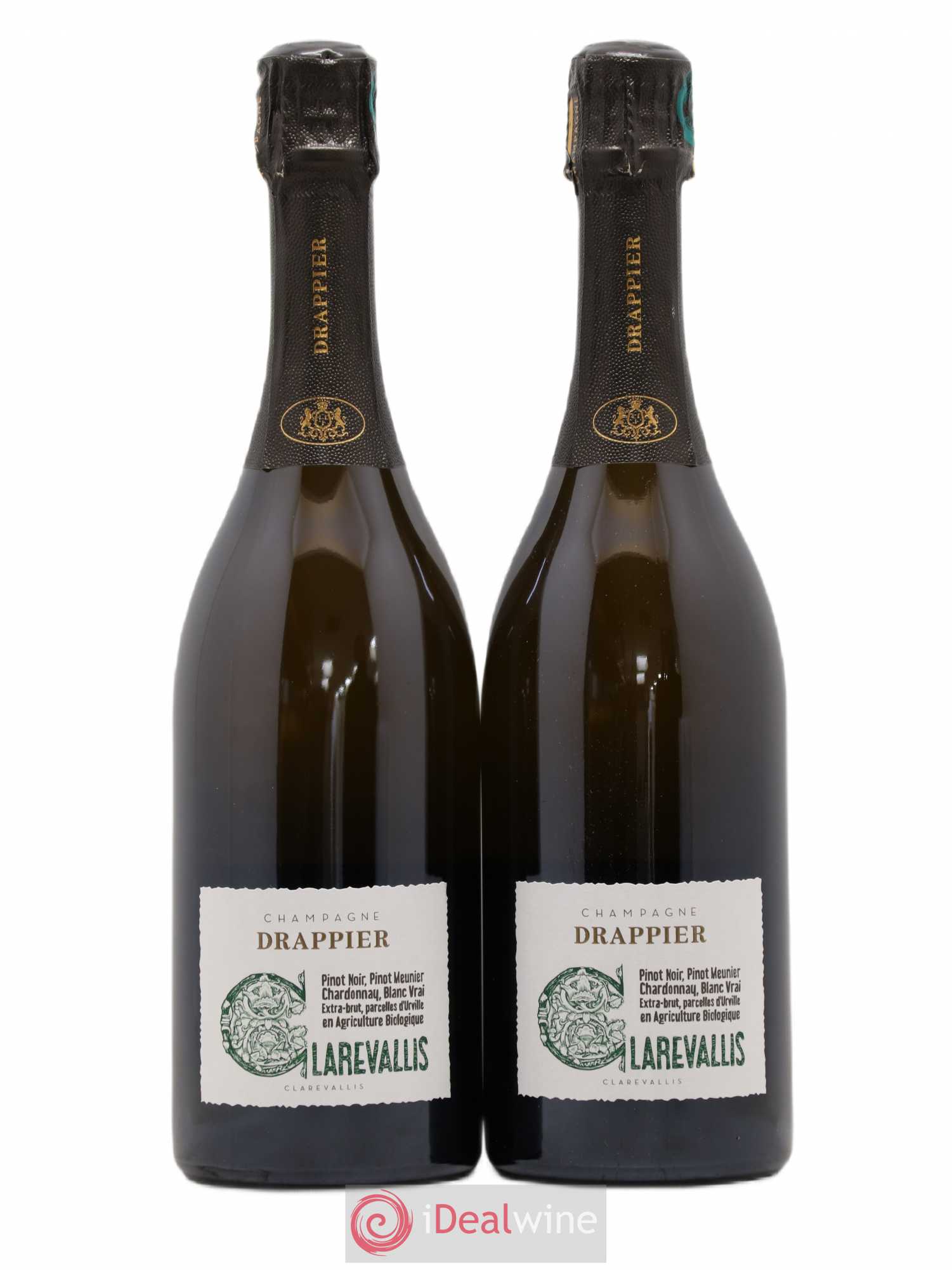 Clarevallis Extra-Brut Drappier Extra Brut (sans prix de réserve) - Posten von 2 Flaschen - 0