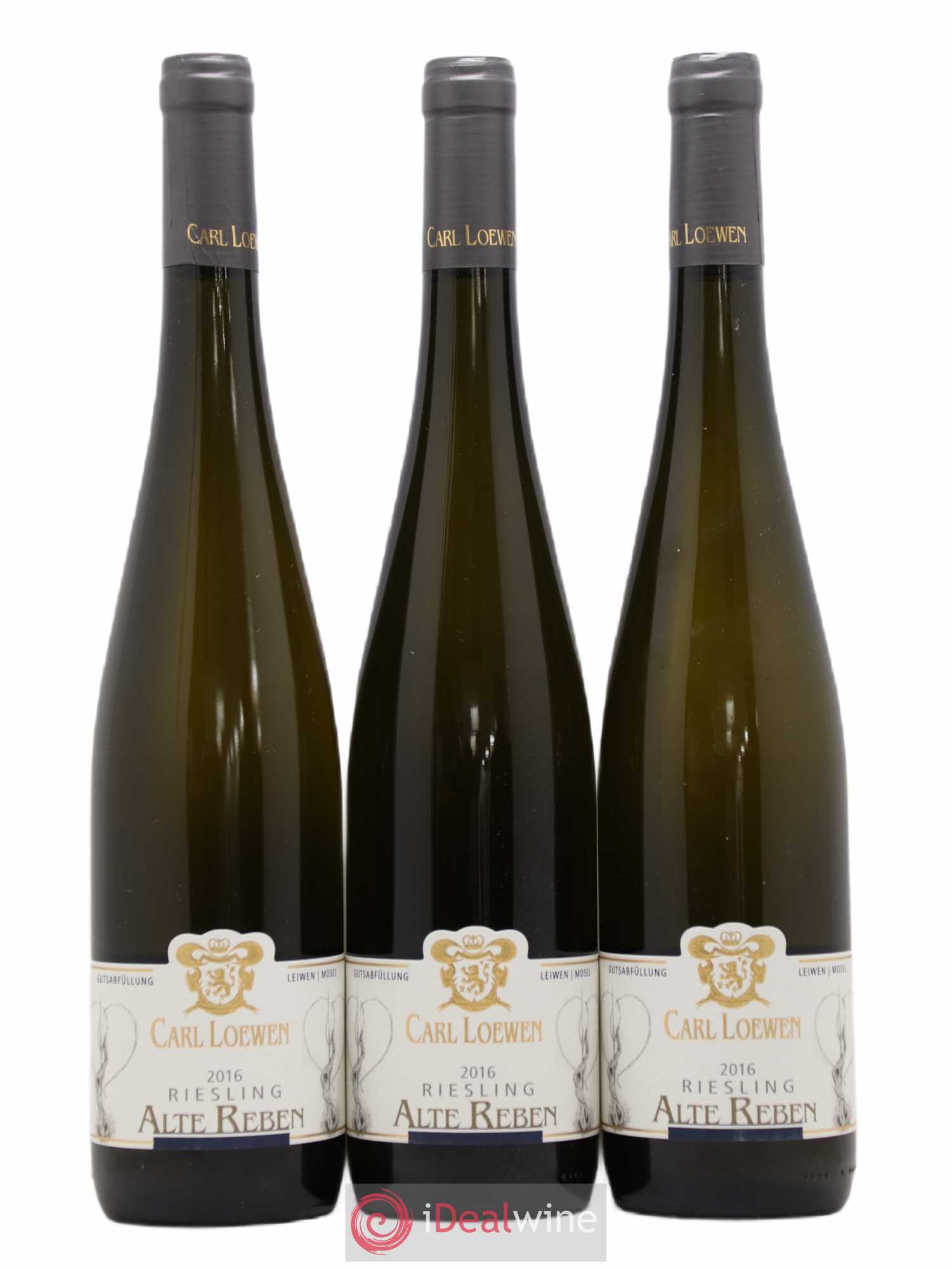 Allemagne Mosel-Saar Riesling Carl Loewen Alte Reben (sans prix de réserve) 2016 - Posten von 3 Flaschen - 0