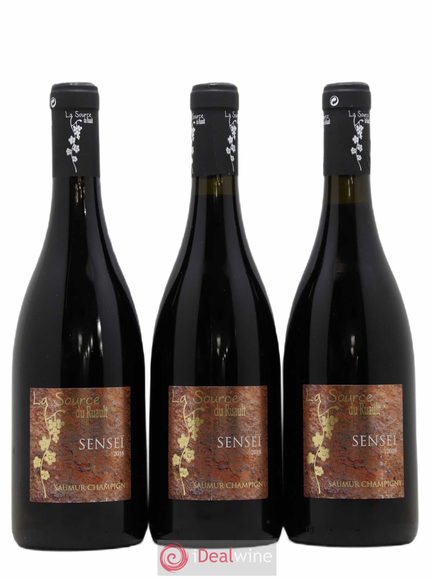 Saumur-Champigny La Source du Ruault Sensei (sans prix de réserve) 2016 - Posten von 3 Flaschen - 0