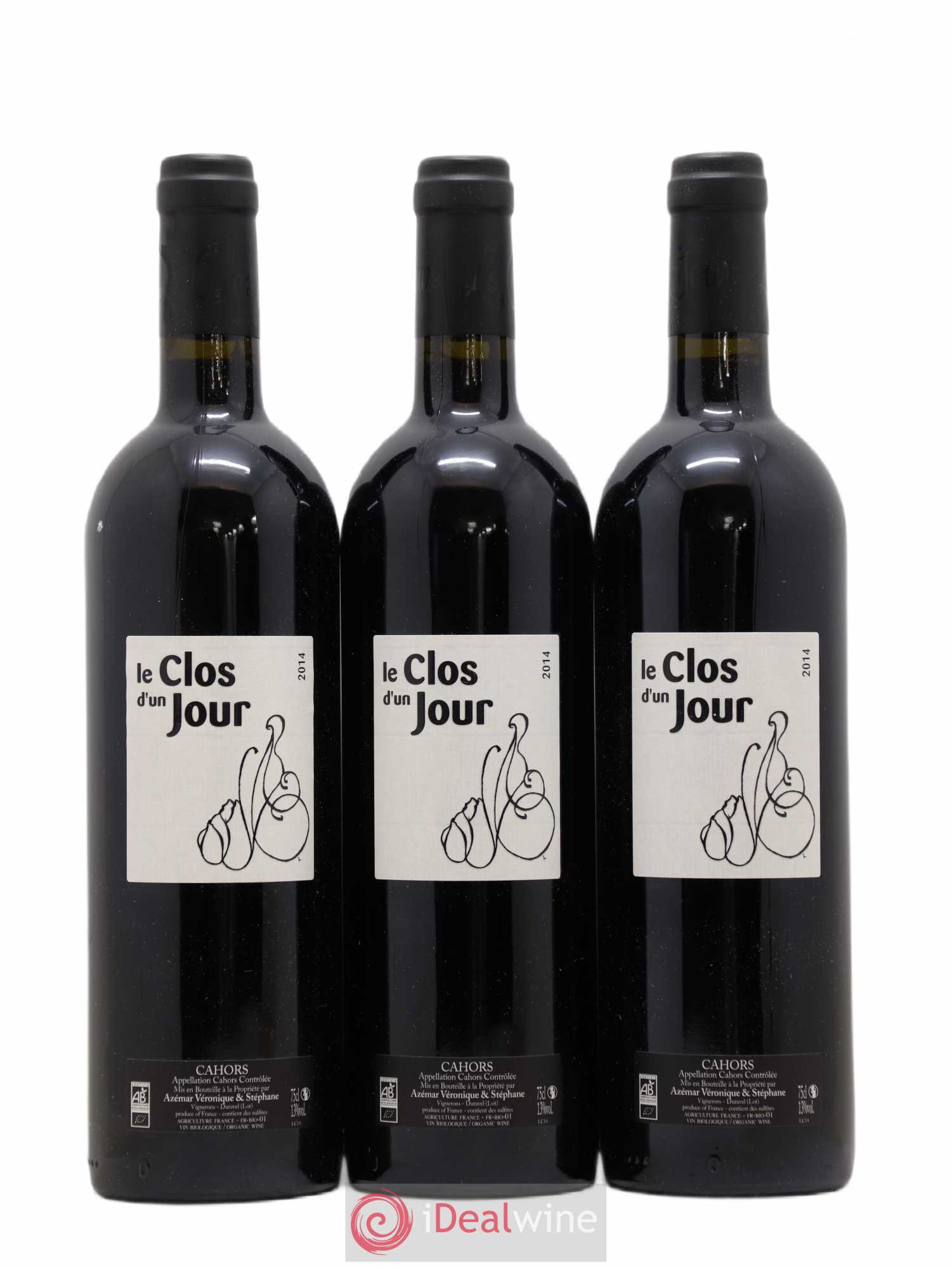 Cahors (senza prezzo di riserva) 2014 - Lotto di 3 bottiglie - 0
