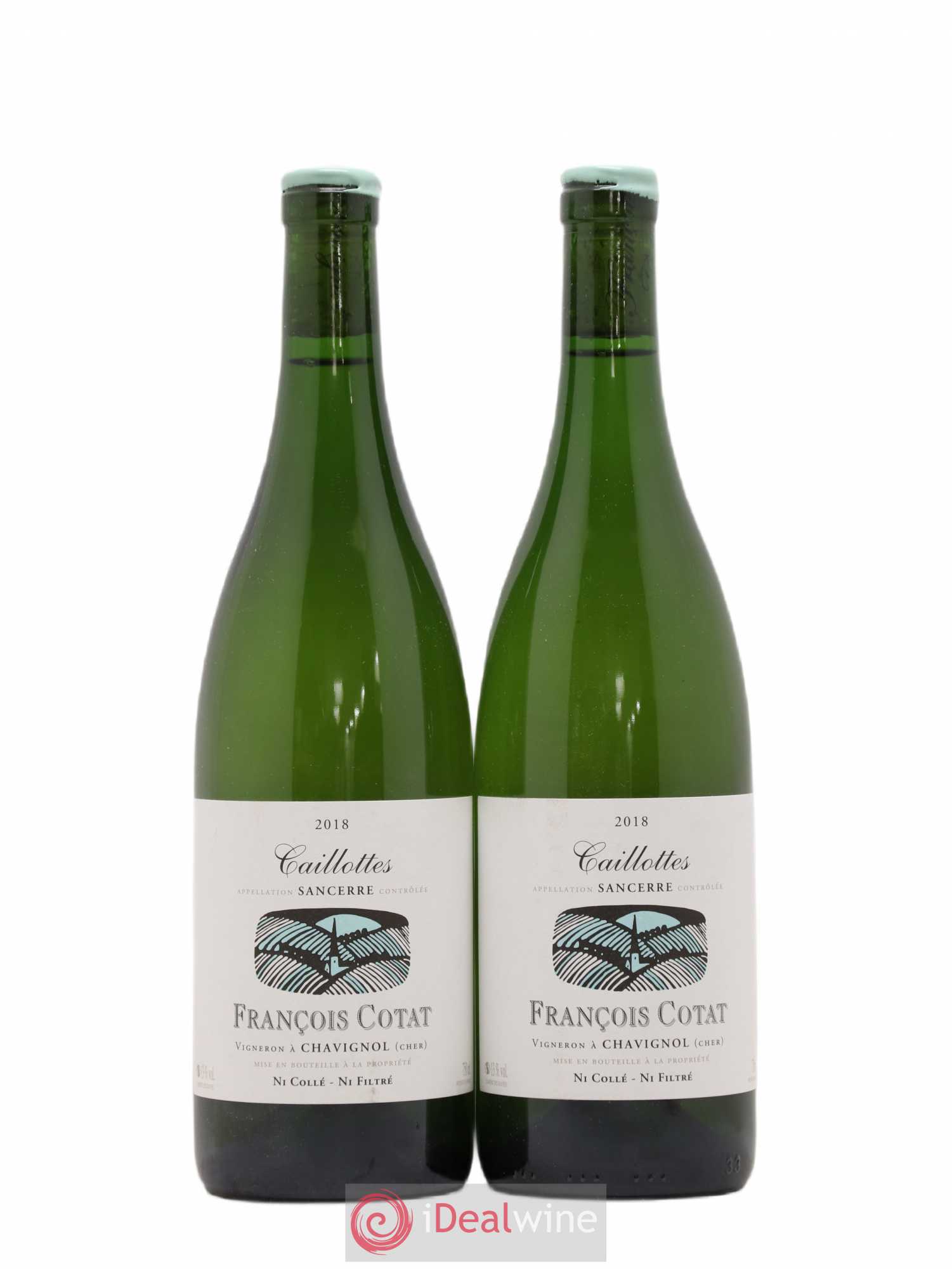 Sancerre Les Caillottes François Cotat 2018 - Lot de 2 bouteilles - 0