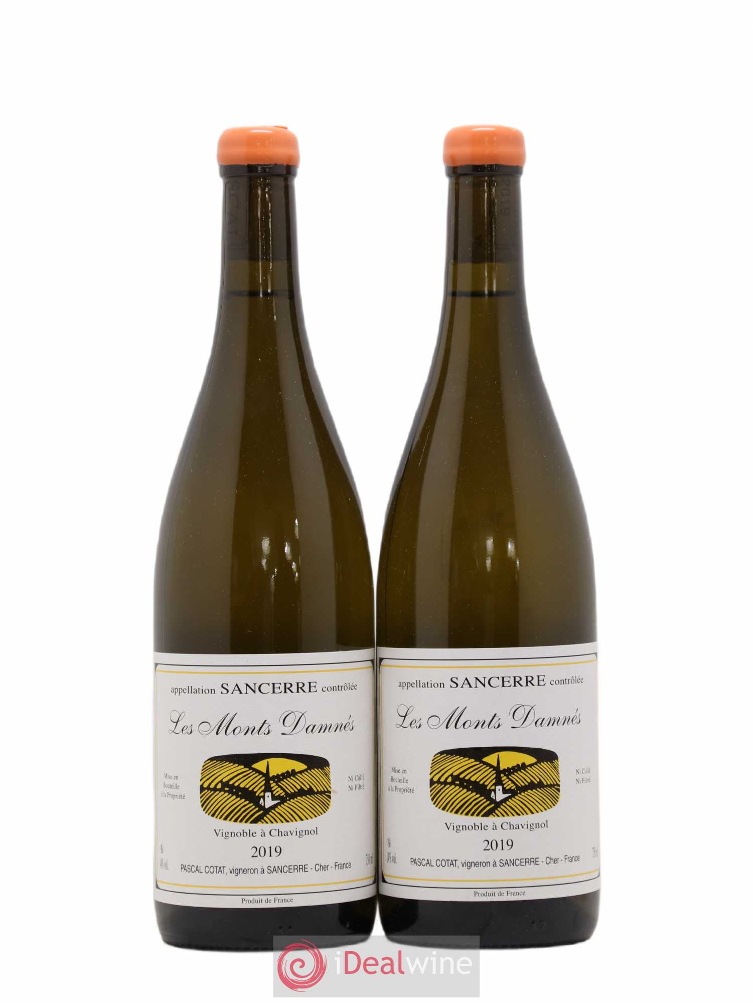Sancerre Les Monts Damnés Pascal Cotat 2019 - Lot de 2 bouteilles - 0