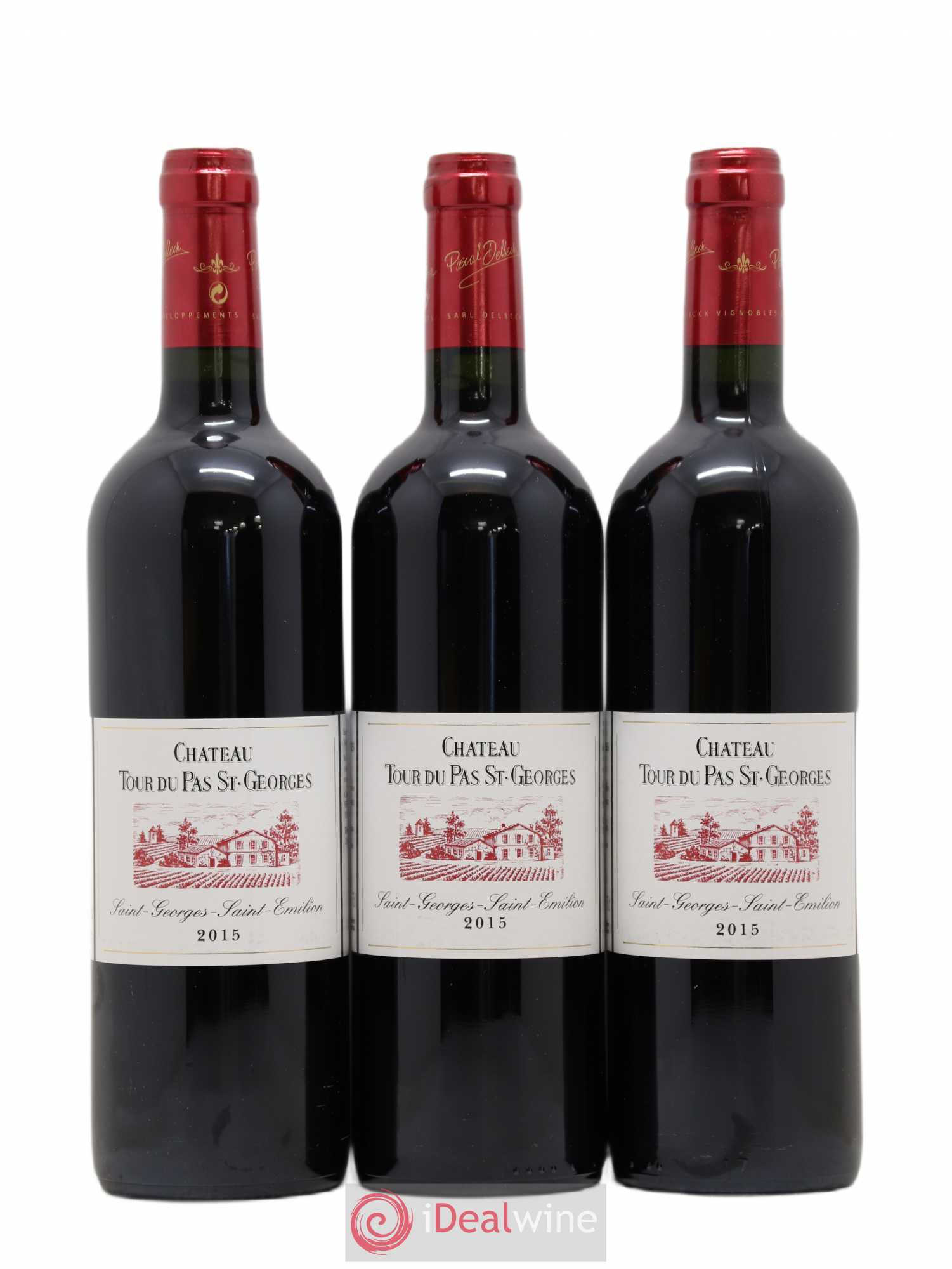 Saint-Georges-Saint-Émilion Chateau Tour du Pas Saint Georges (sans prix de réserve) 2015 - Posten von 3 Flaschen - 0