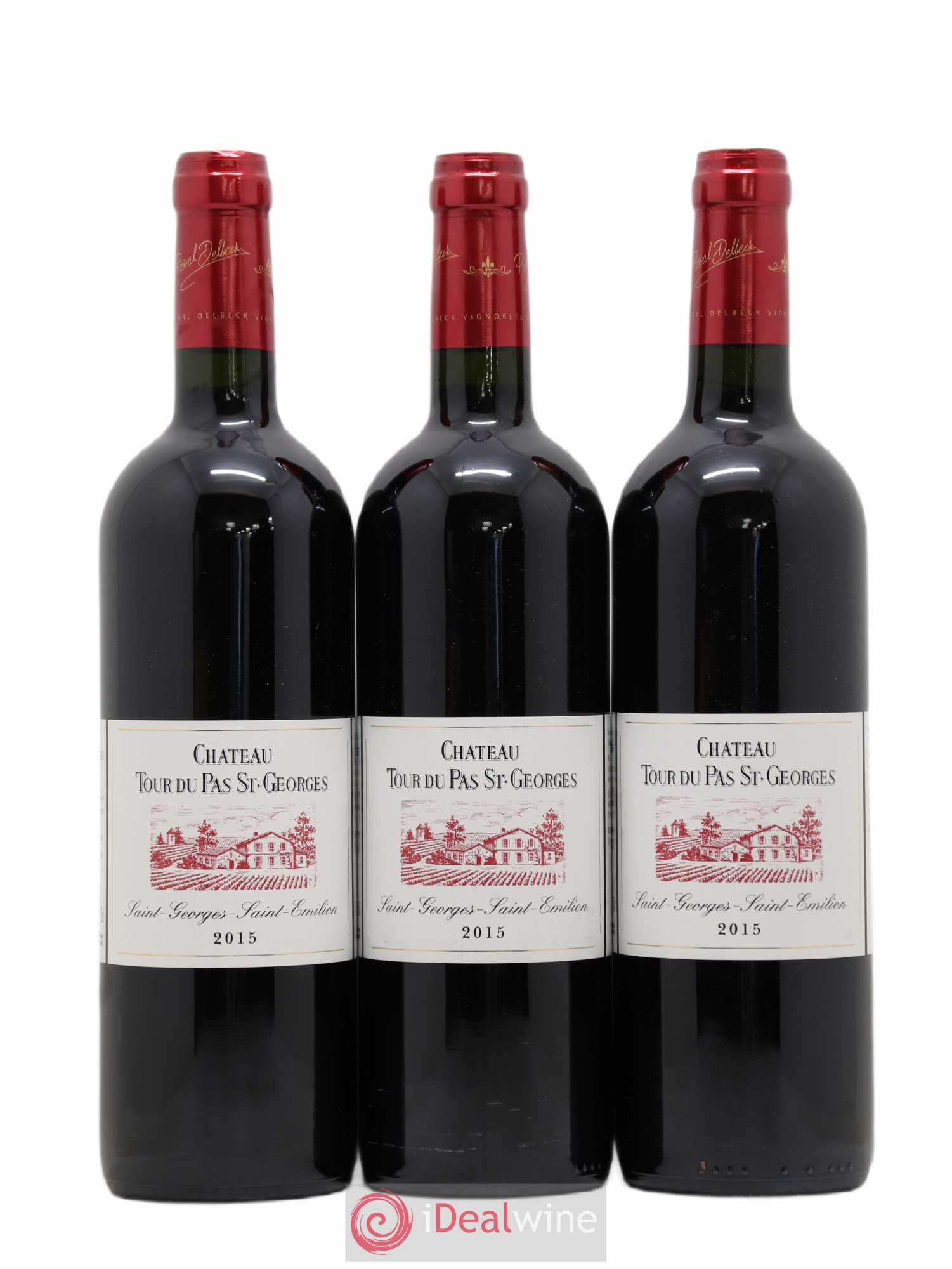 Saint-Georges-Saint-Émilion Chateau Tour du Pas Saint Georges (sans prix de réserve) 2015 - Posten von 3 Flaschen - 0