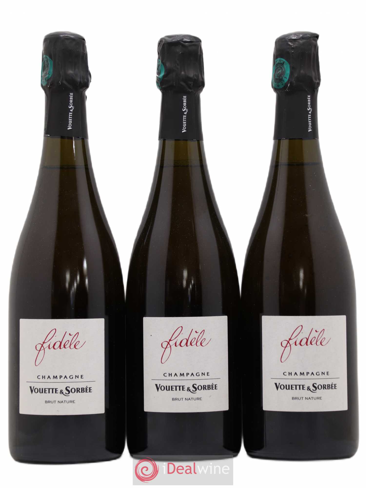 Fidèle Blanc de Noirs Vouette et Sorbée - Lot de 3 bouteilles - 0
