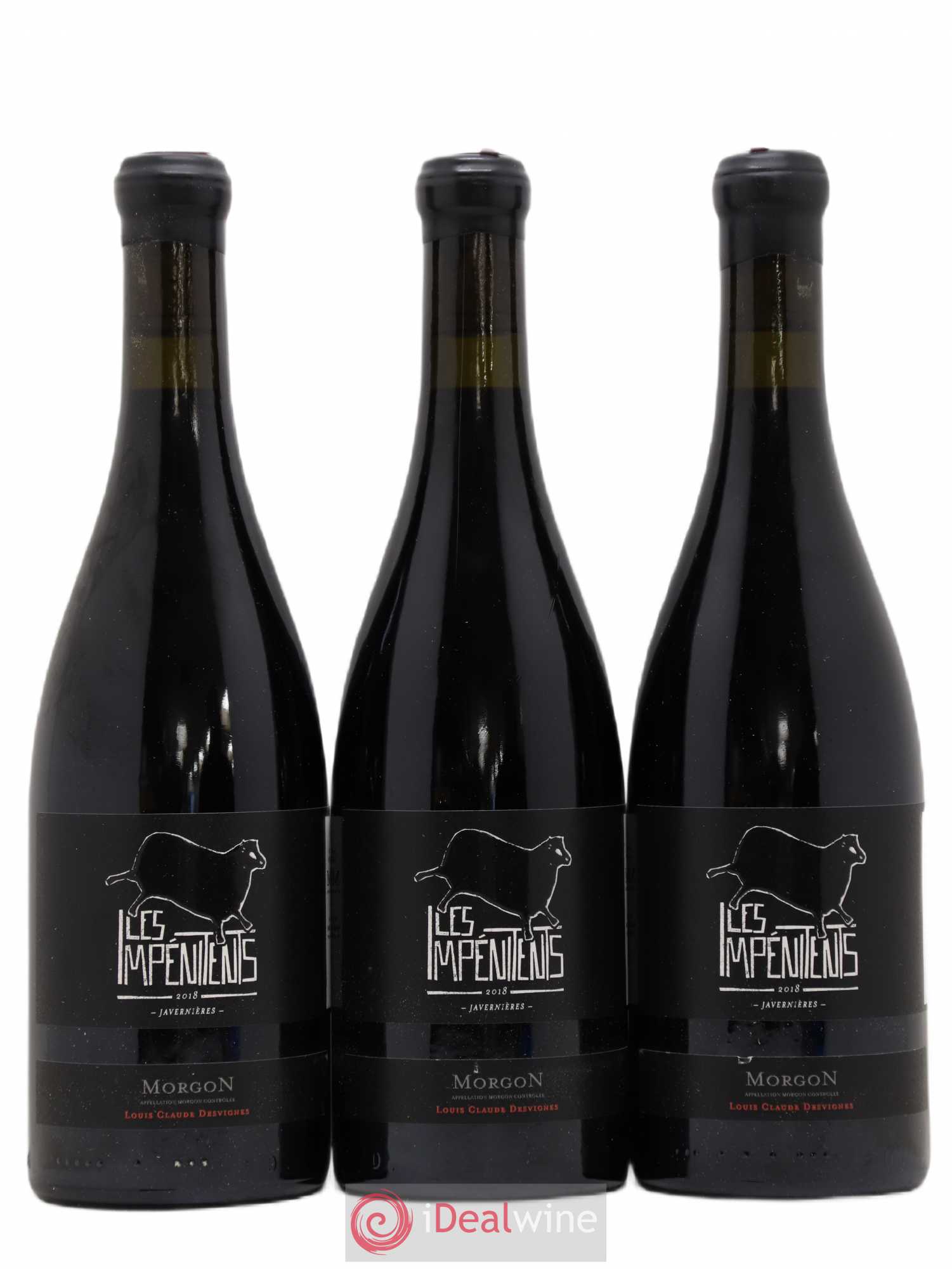 Morgon Javernières Les Impénitents Louis-Claude Desvignes 2018 - Lot de 3 bouteilles - 0
