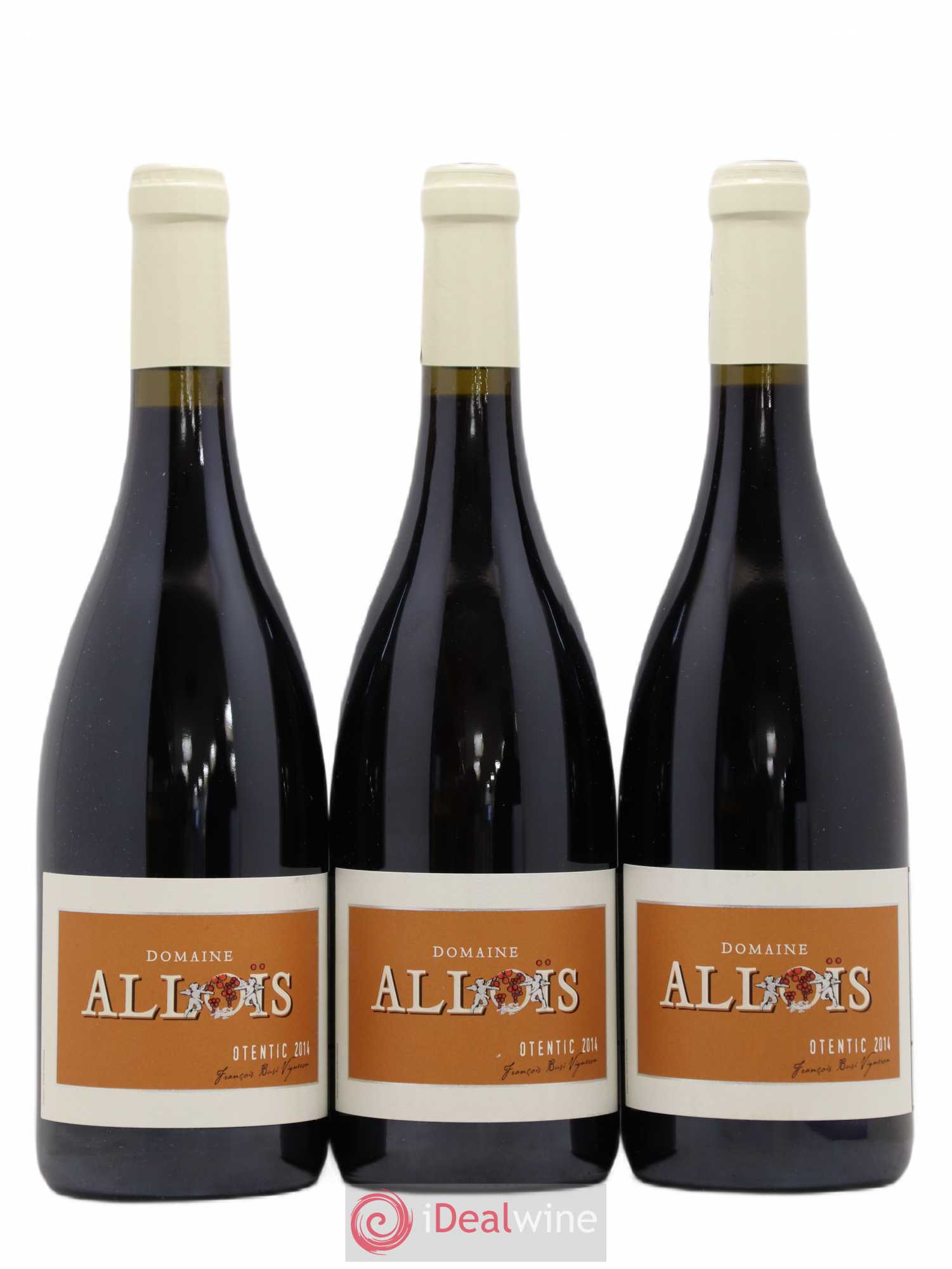 Ventoux Otentic Domaine Alloïs (sans prix de réserve) 2014 - Lot de 3 bouteilles - 0