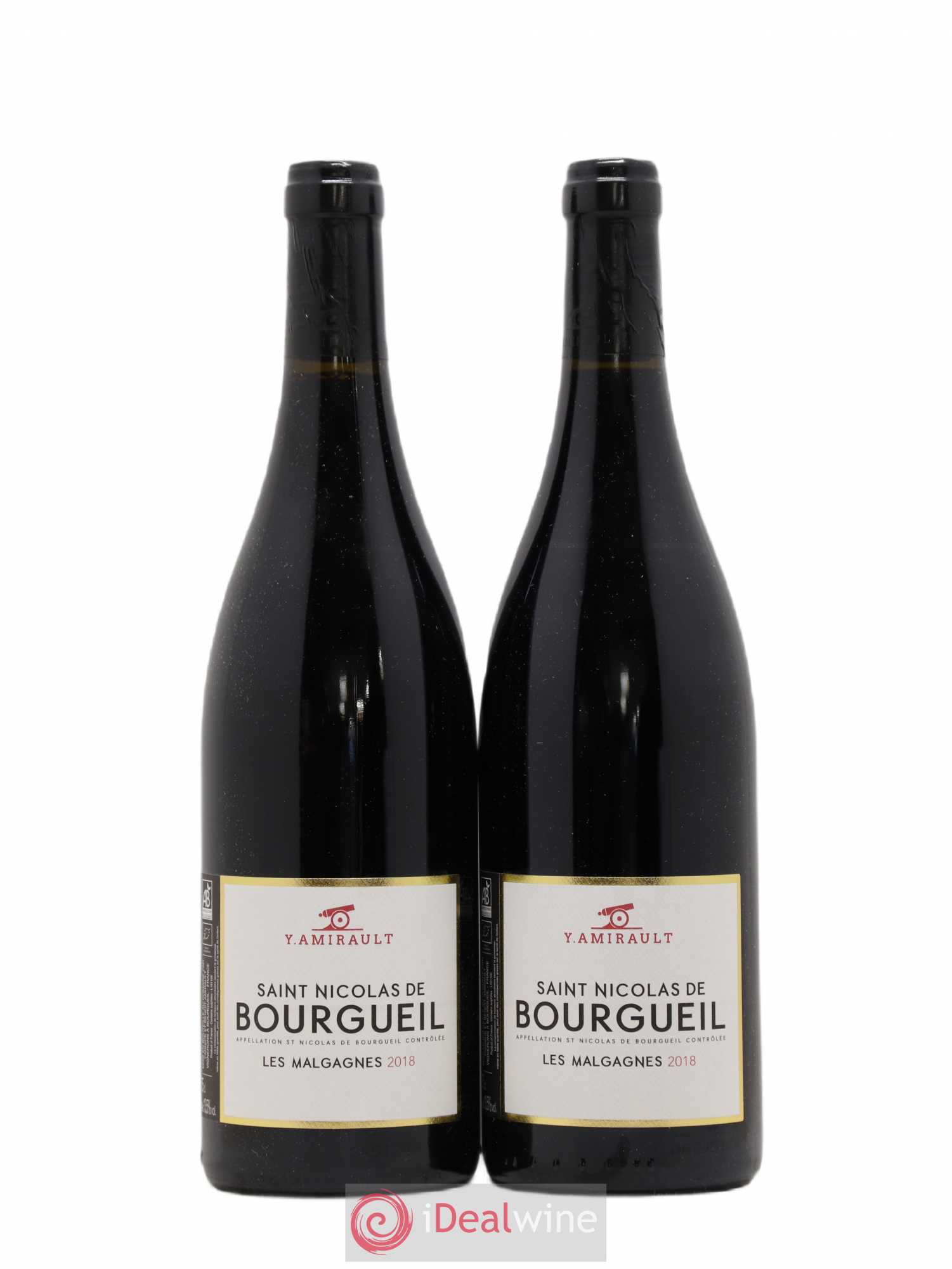 Saint-Nicolas de Bourgueil Les Malgagnes Yannick Amirault (Domaine) (sans prix de réserve) 2018 - Lot de 2 bouteilles - 0
