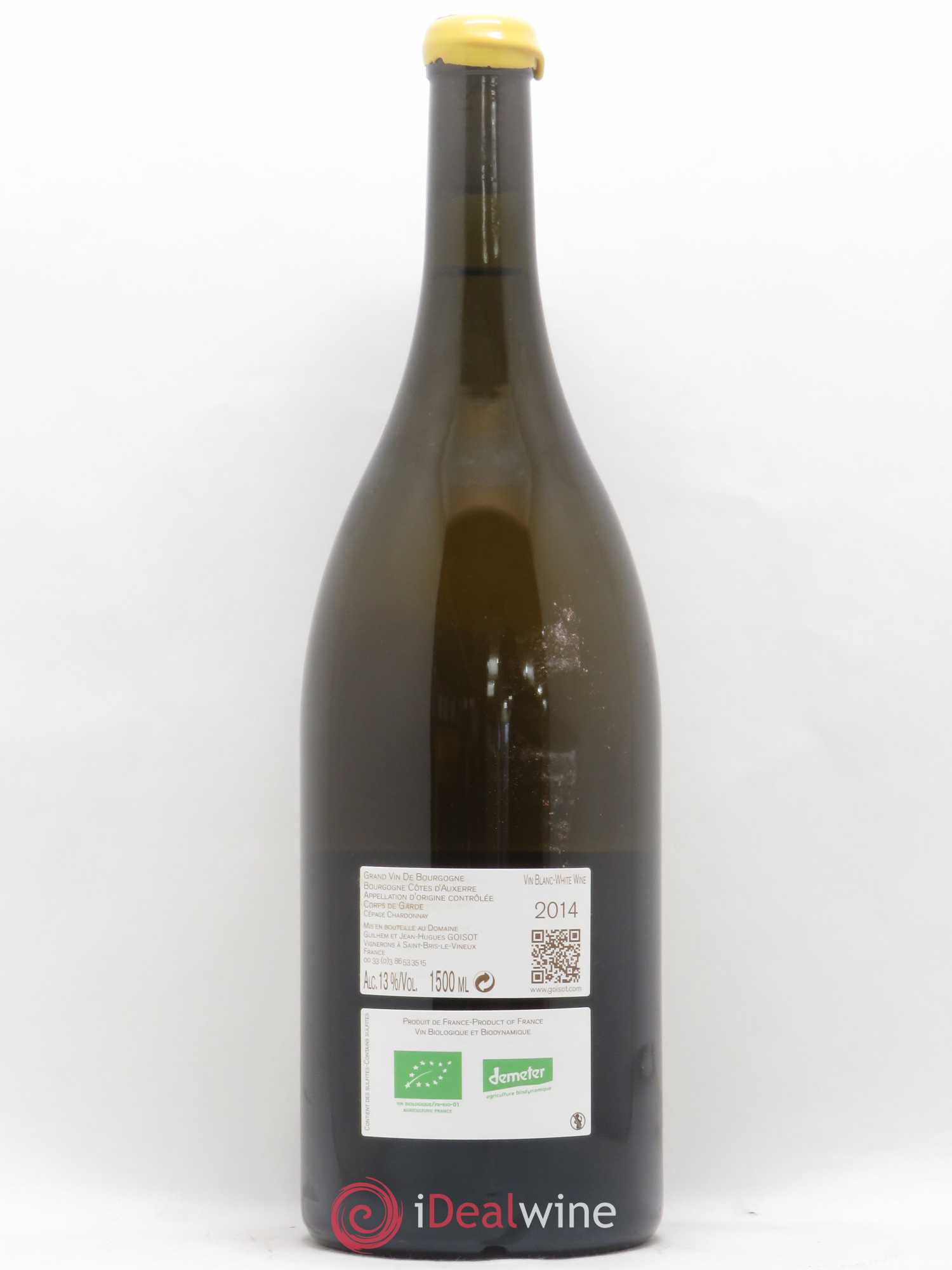 Bourgogne Côtes d'Auxerre Corps de Garde Goisot 2014 - Posten von 1 Magnum - 1