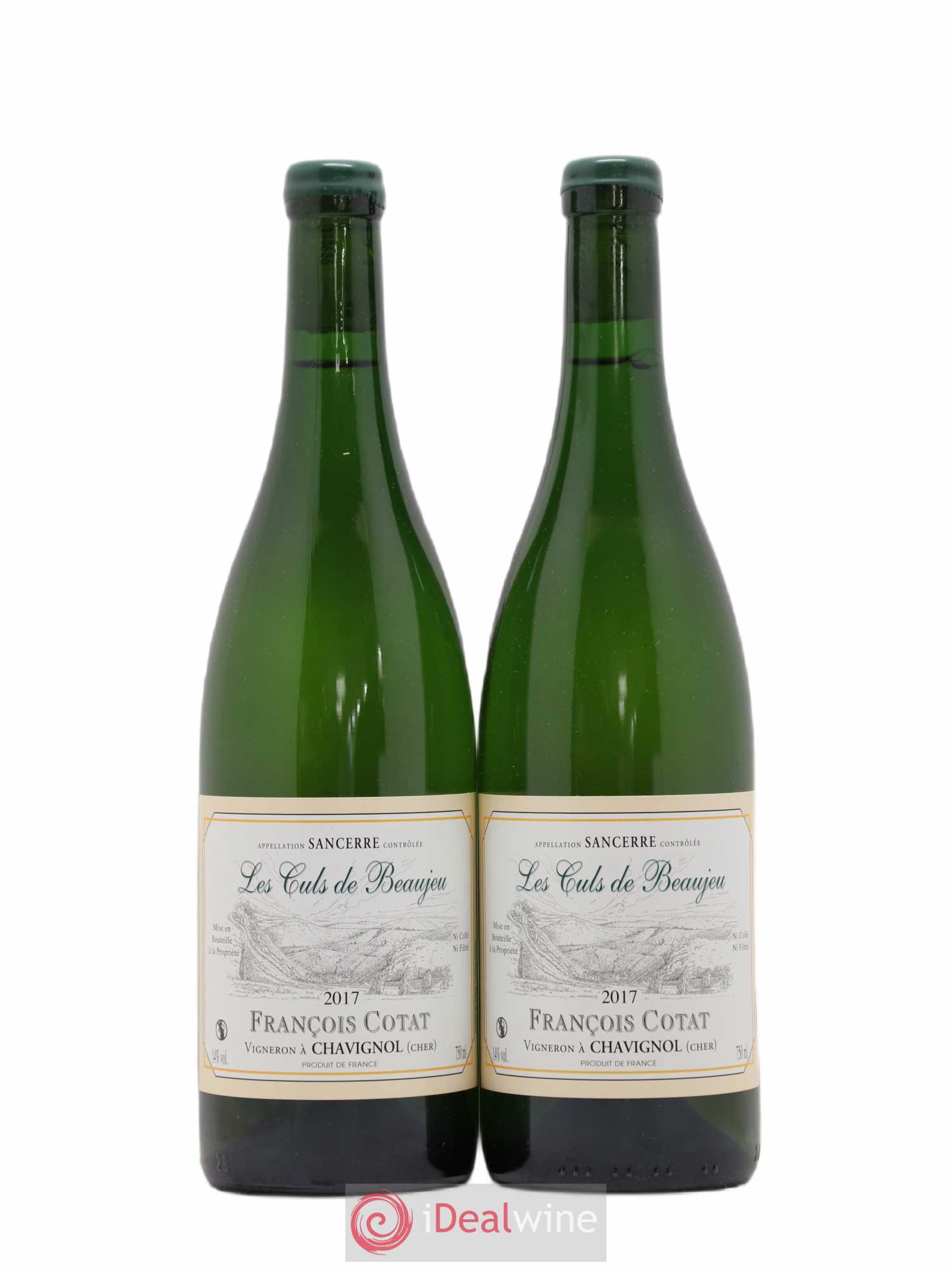 Sancerre Les Culs de Beaujeu François Cotat 2017 - Lot de 2 bouteilles - 0