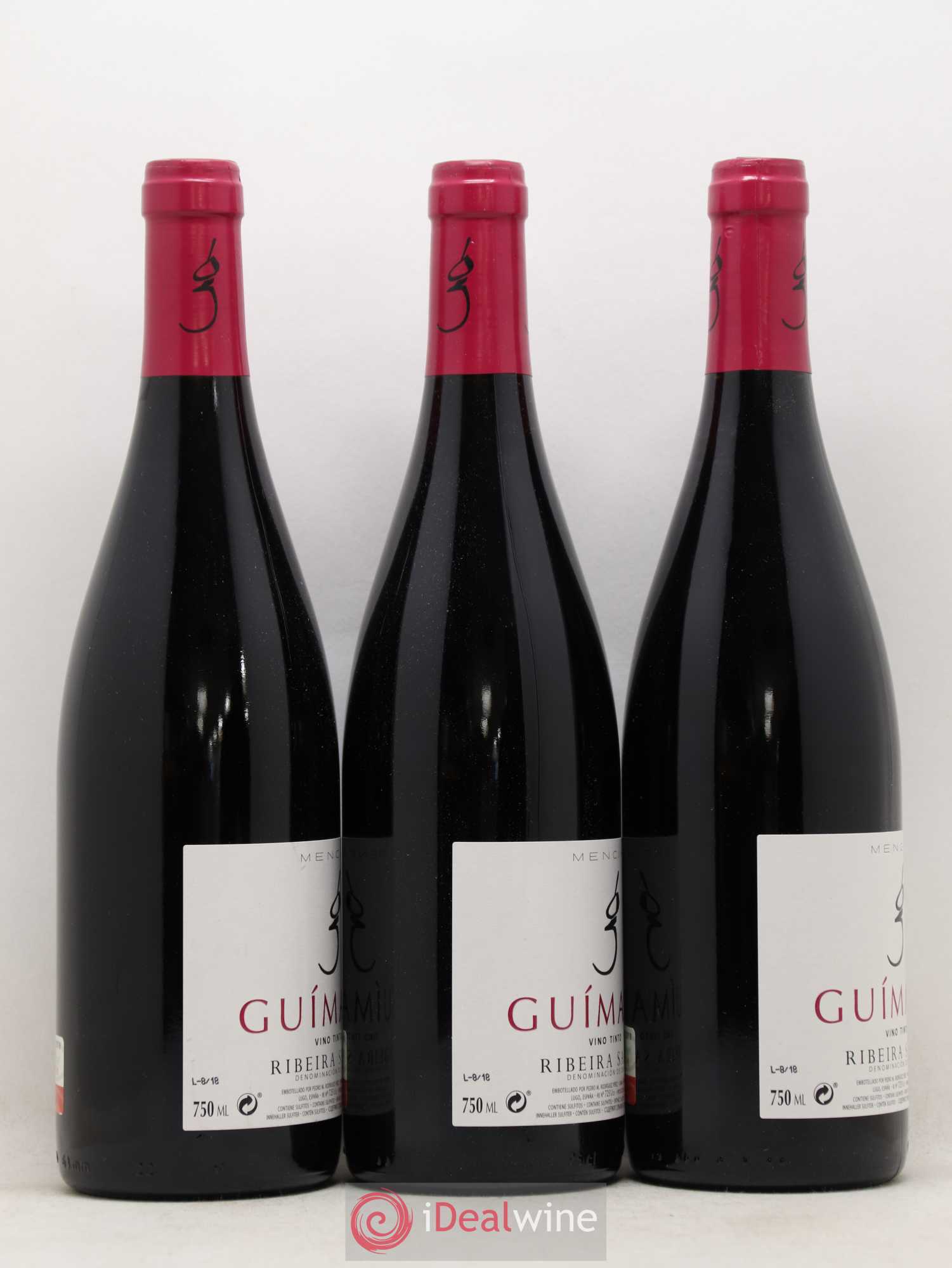Espagne D.O Ribeira Sacra Guimaro (sans prix de réserve) 2018 - Posten von 3 Flaschen - 1