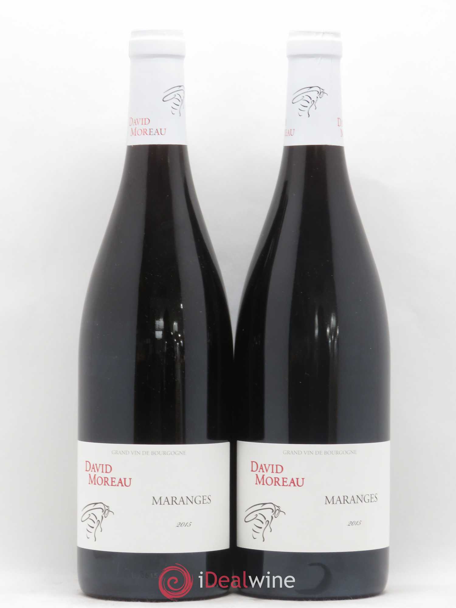 Maranges David Moreau 2015 - Lot de 2 bouteilles - 0