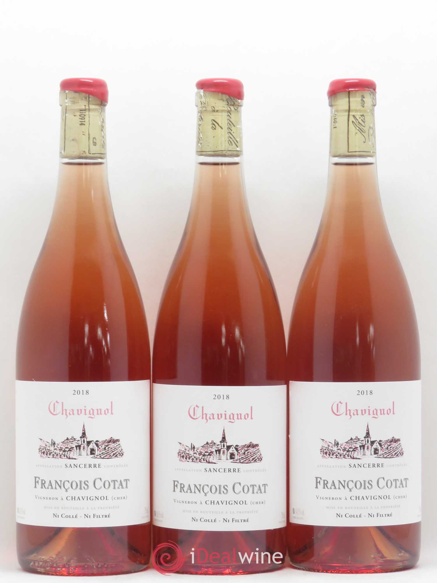 Sancerre François Cotat Chavignol (sans prix de réserve) 2018 - Lotto di 3 bottiglie - 0