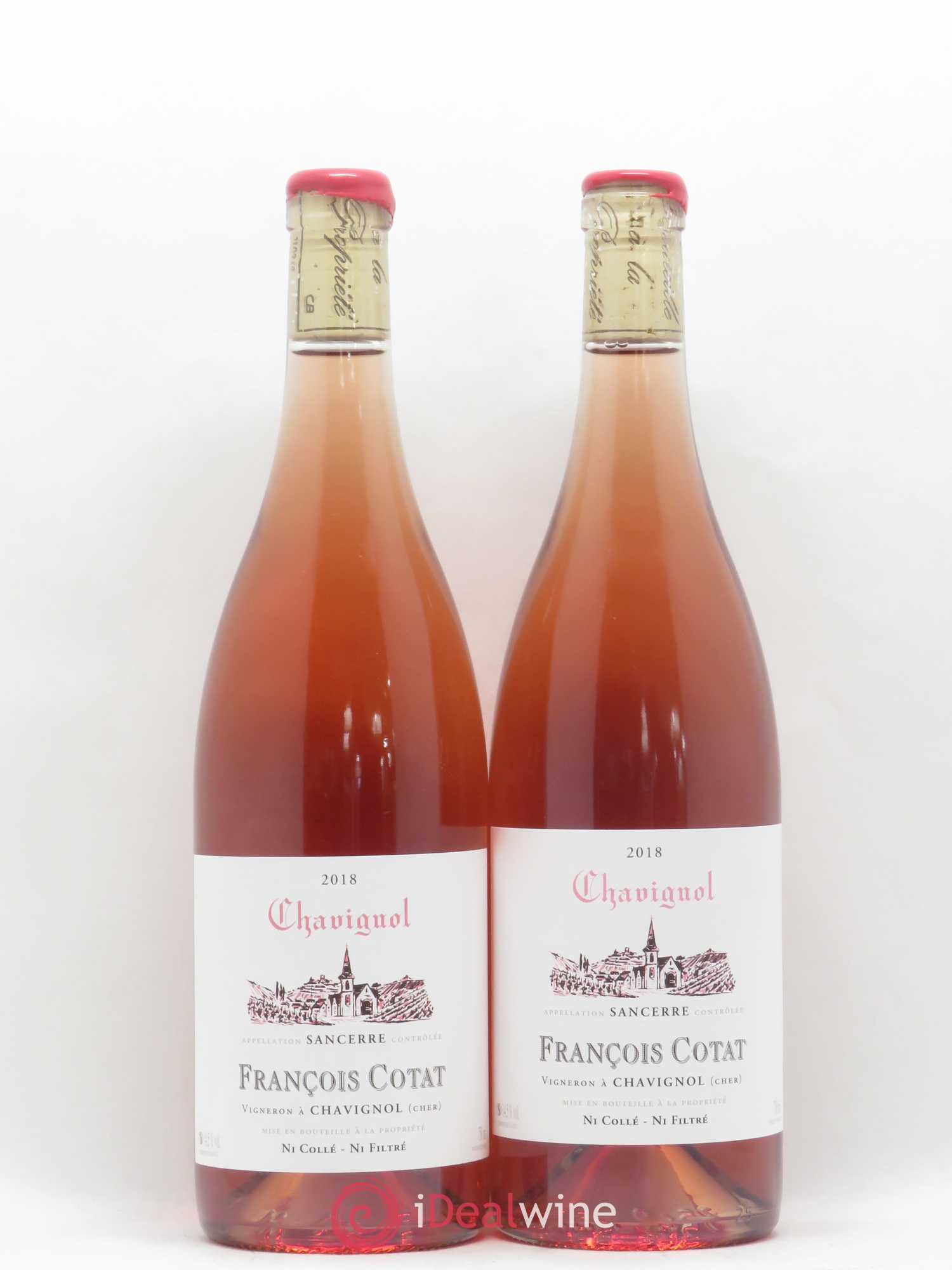 Sancerre François Cotat Chavignol (sans prix de réserve) 2018 - Lotto di 2 bottiglie - 0
