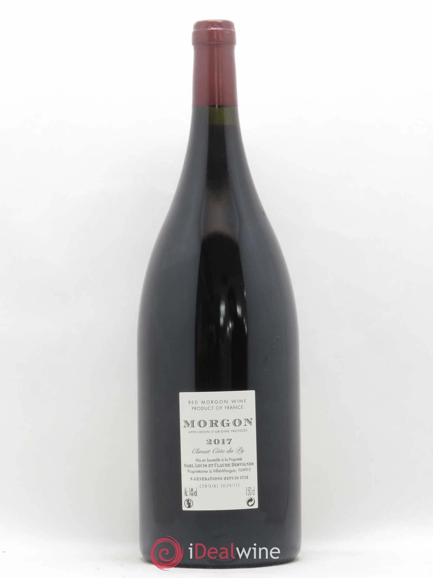 Morgon Côte de Py Javernières Louis-Claude Desvignes (sans prix de réserve) 2017 - Lot de 1 magnum - 1