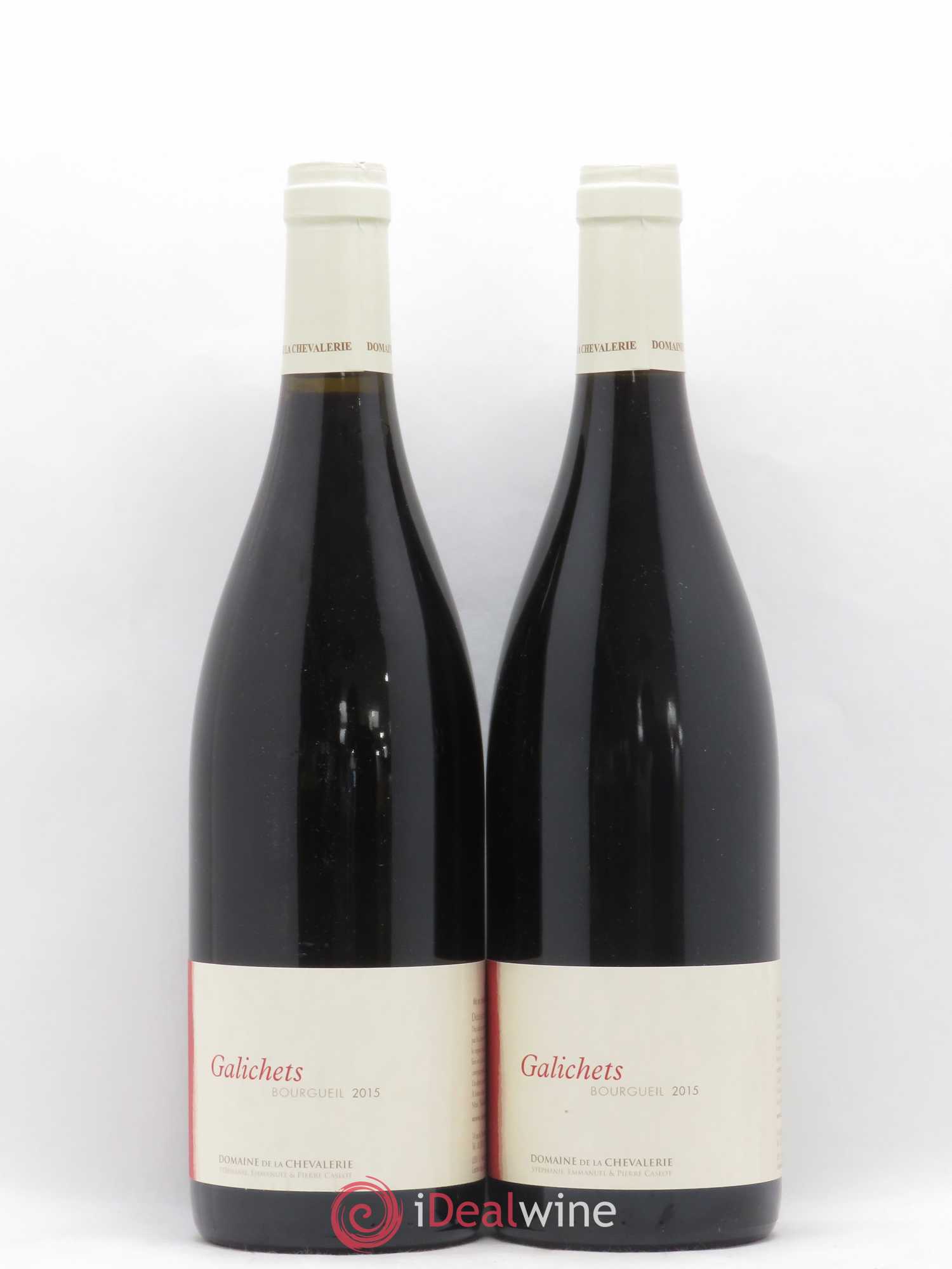 Bourgueil Galichets Domaine de la Chevalerie (sans prix de réserve) 2015 - Lot de 2 bouteilles - 0