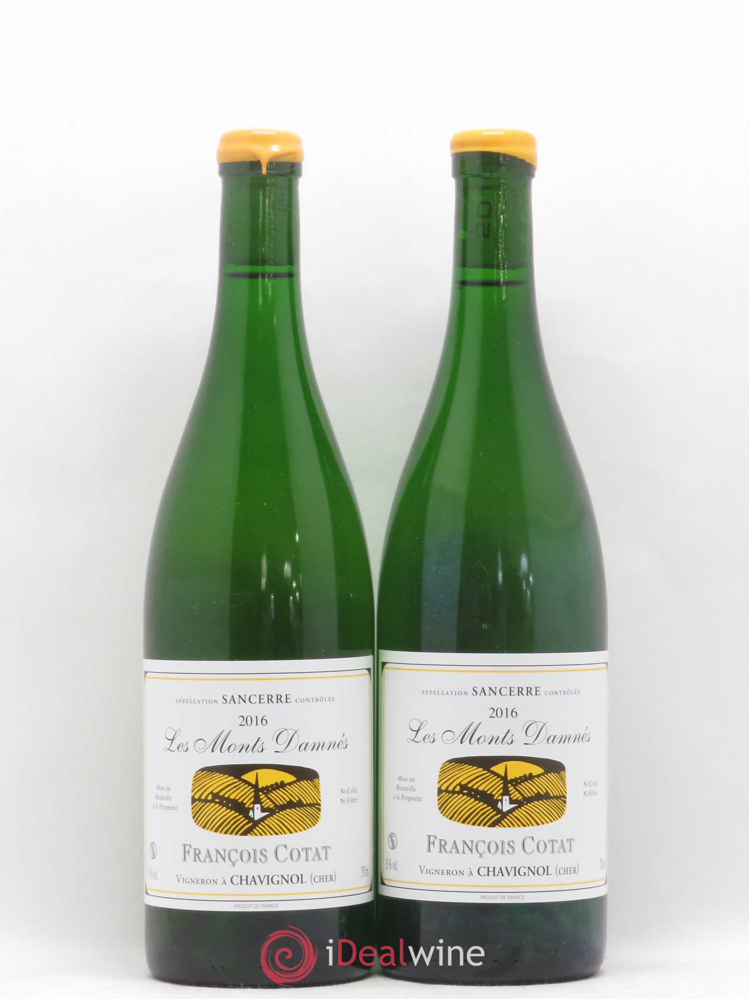 Sancerre Les Monts Damnés François Cotat 2016 - Lot de 2 bouteilles - 0