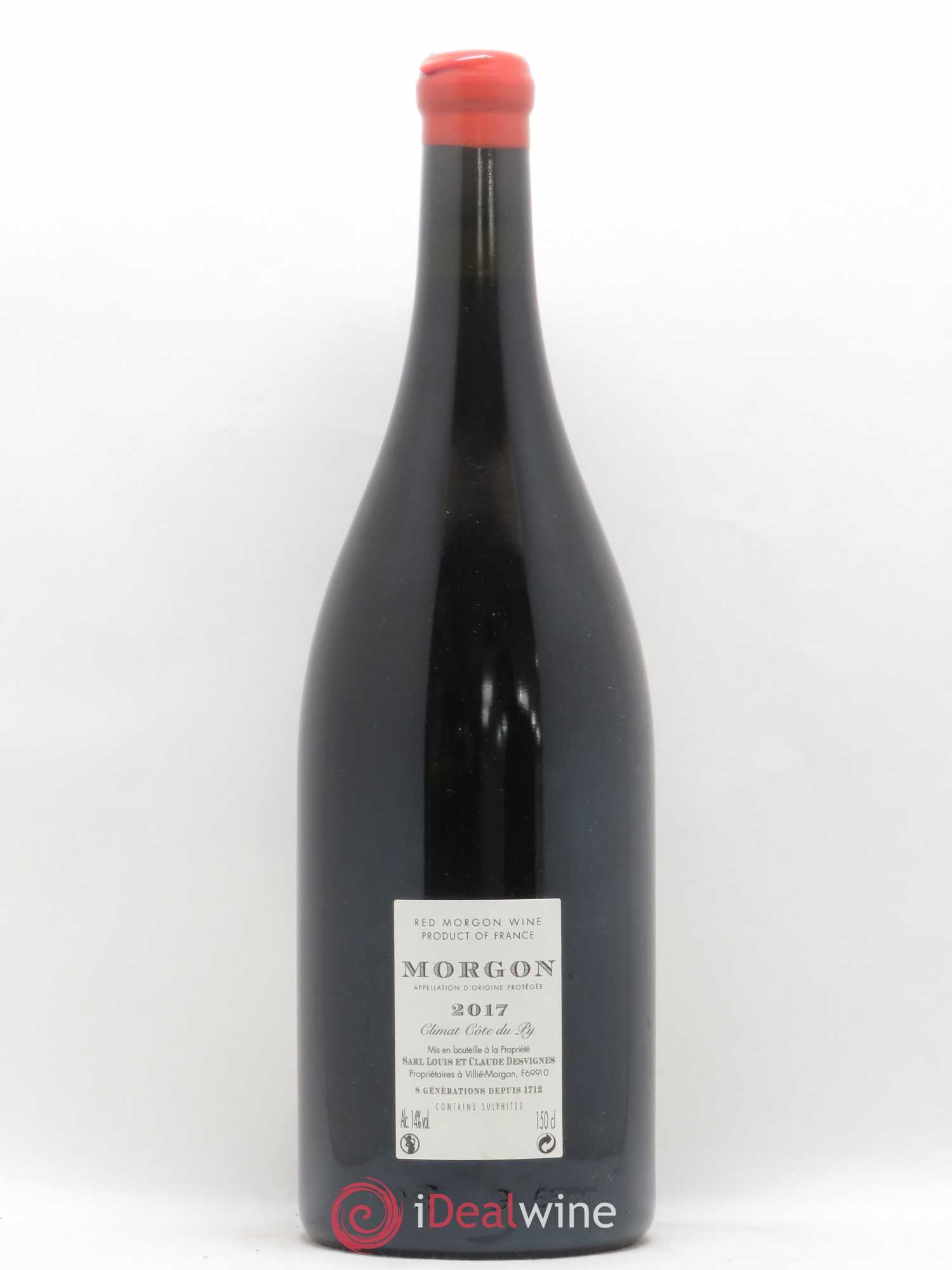 Morgon Côte du Py Louis-Claude Desvignes (sans prix de réserve) 2017 - Lot de 1 magnum - 1