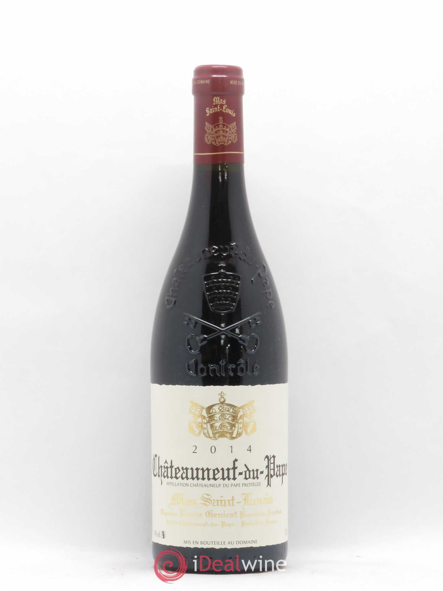 Châteauneuf-du-Pape Tradition Mas Saint-Louis 2014 - Lot de 1 bouteille - 0