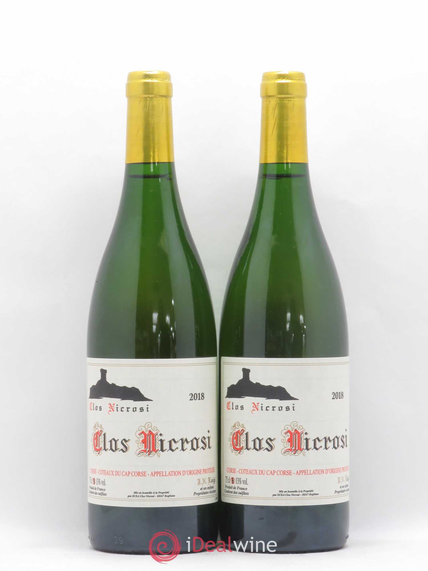 Vin de Corse Côteaux du Cap Corse Clos Nicrosi 2018 - Posten von 2 Flaschen - 0