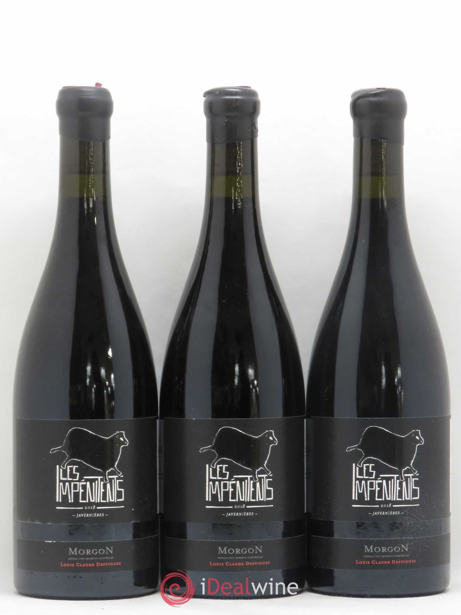 Morgon Javernières Les Impénitents Louis-Claude Desvignes 2018 - Lot de 3 bouteilles - 0