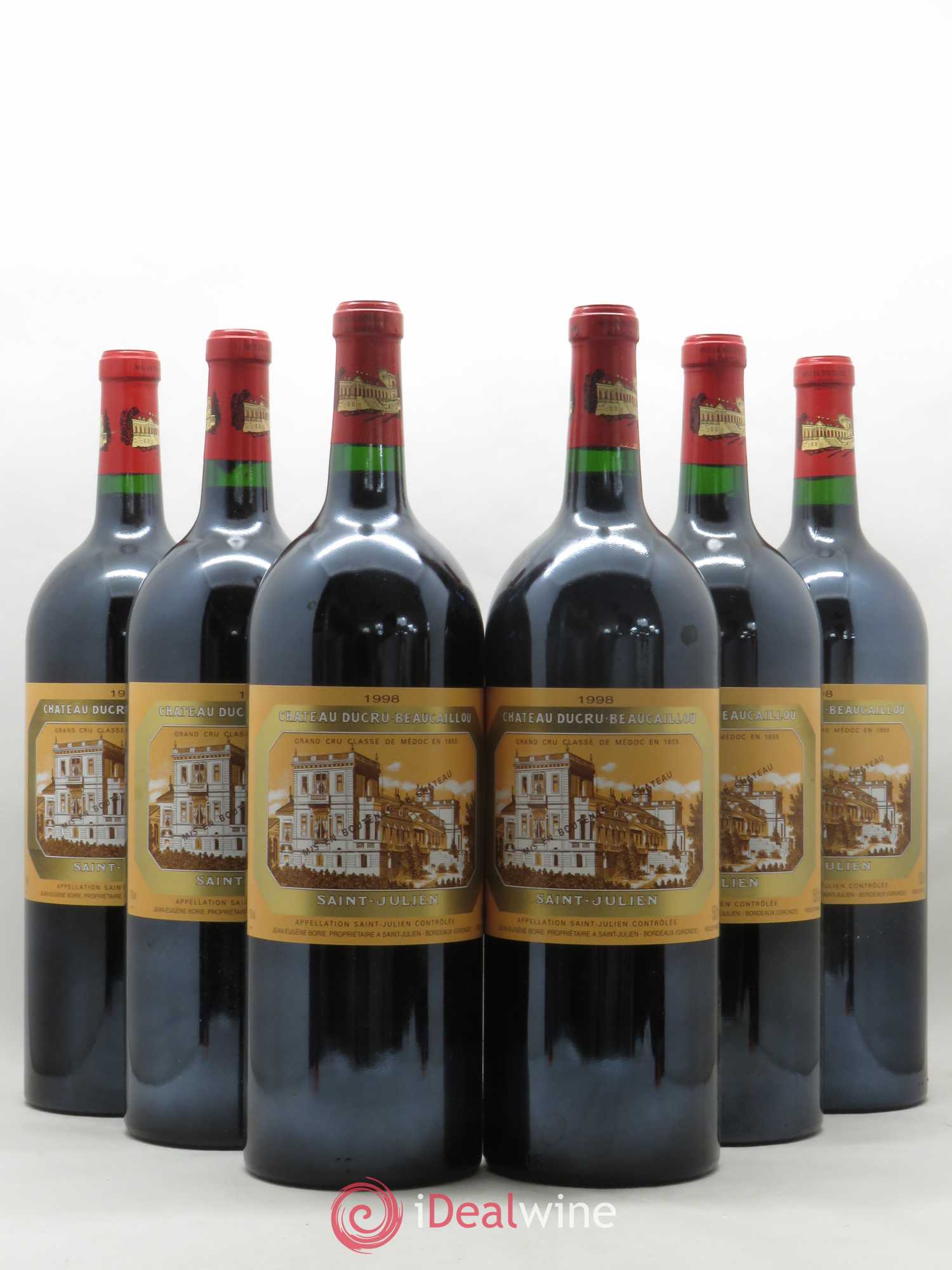 Château Ducru Beaucaillou 2ème Grand Cru Classé 1998 - Lot de 6 magnums - 0