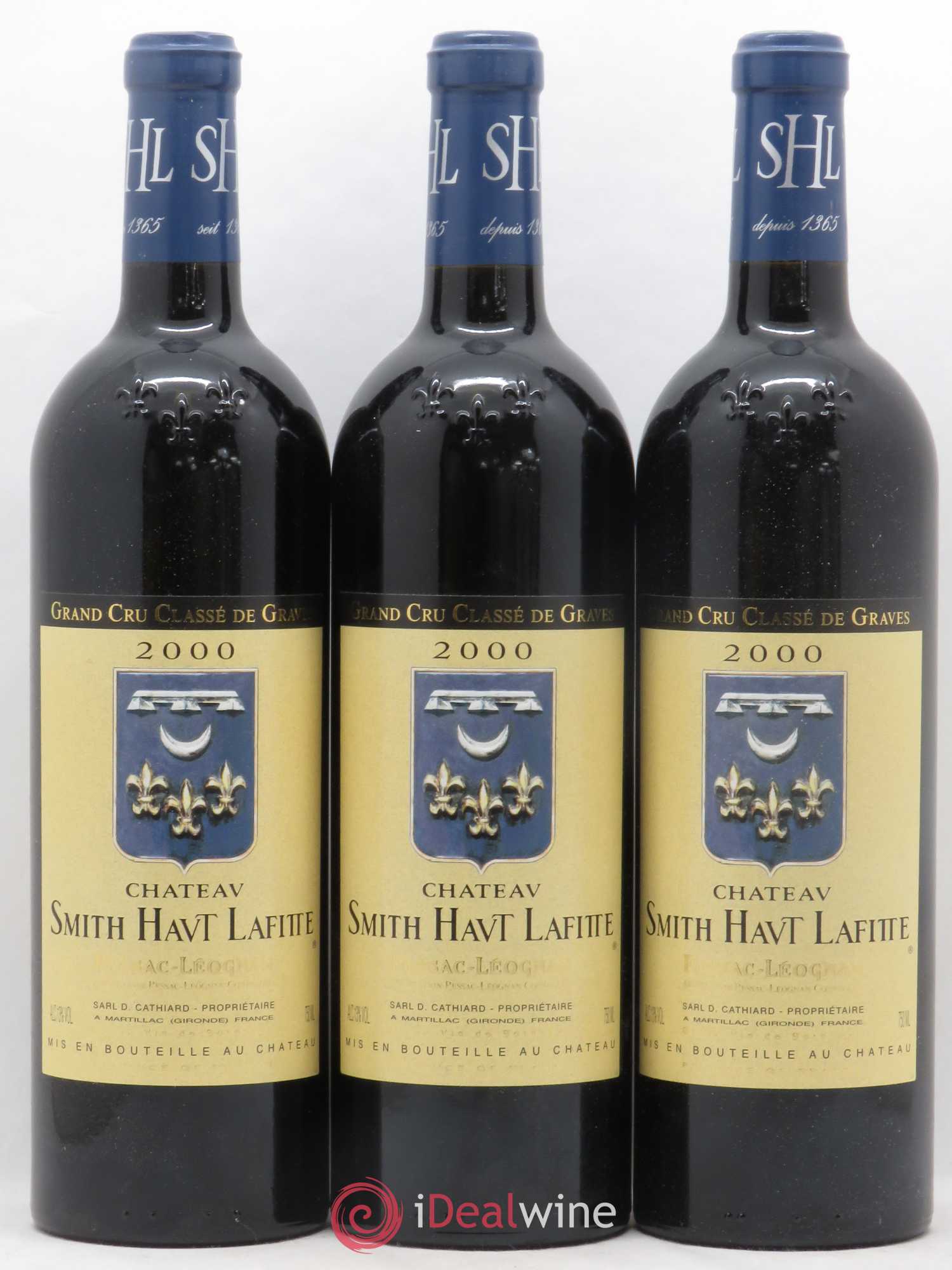 Château Smith Haut Lafitte Cru Classé de Graves 2000 - Lot de 12 bouteilles - 1
