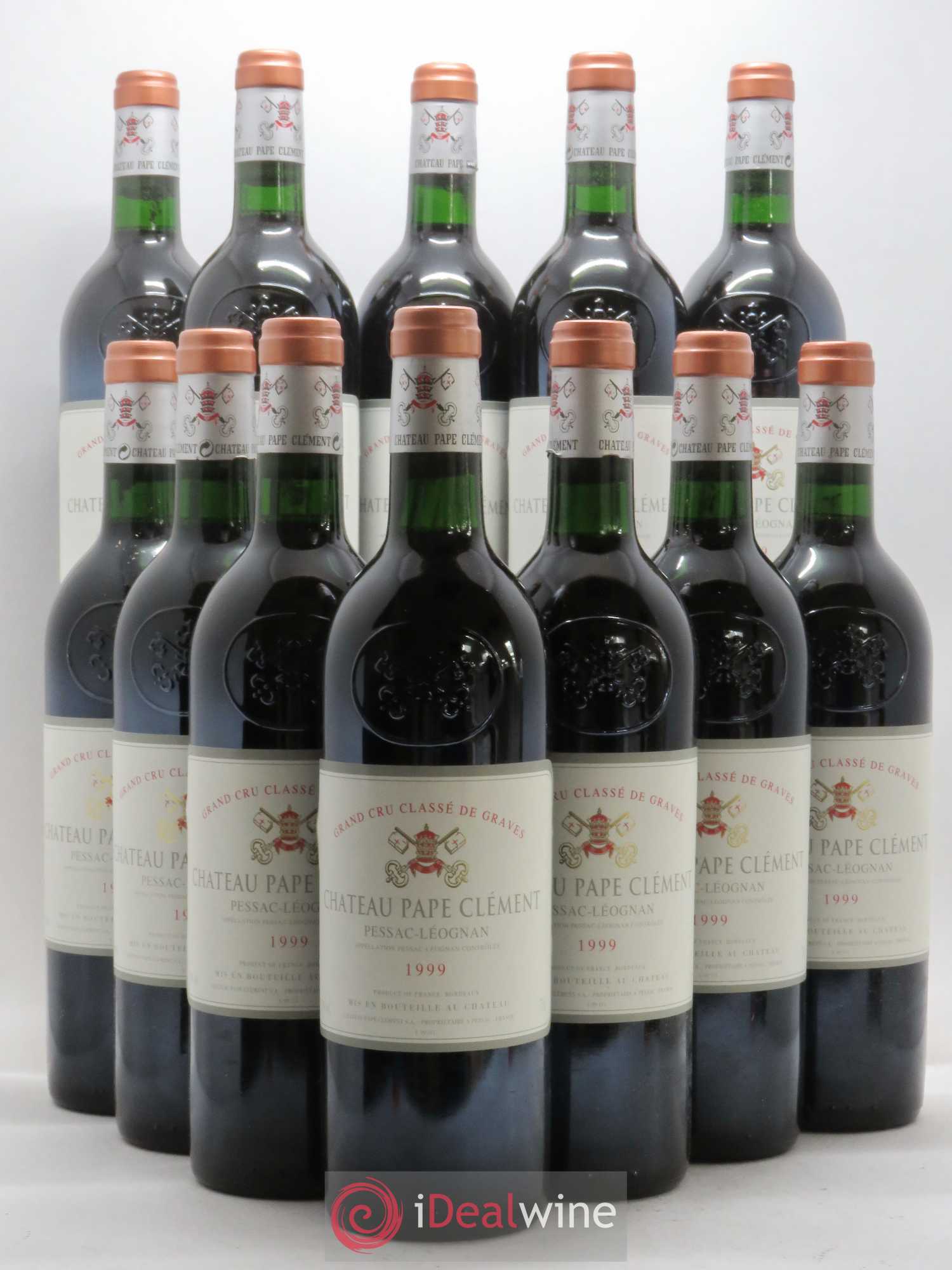 Château Pape Clément Cru Classé de Graves 1999 - Lot de 12 bouteilles - 0