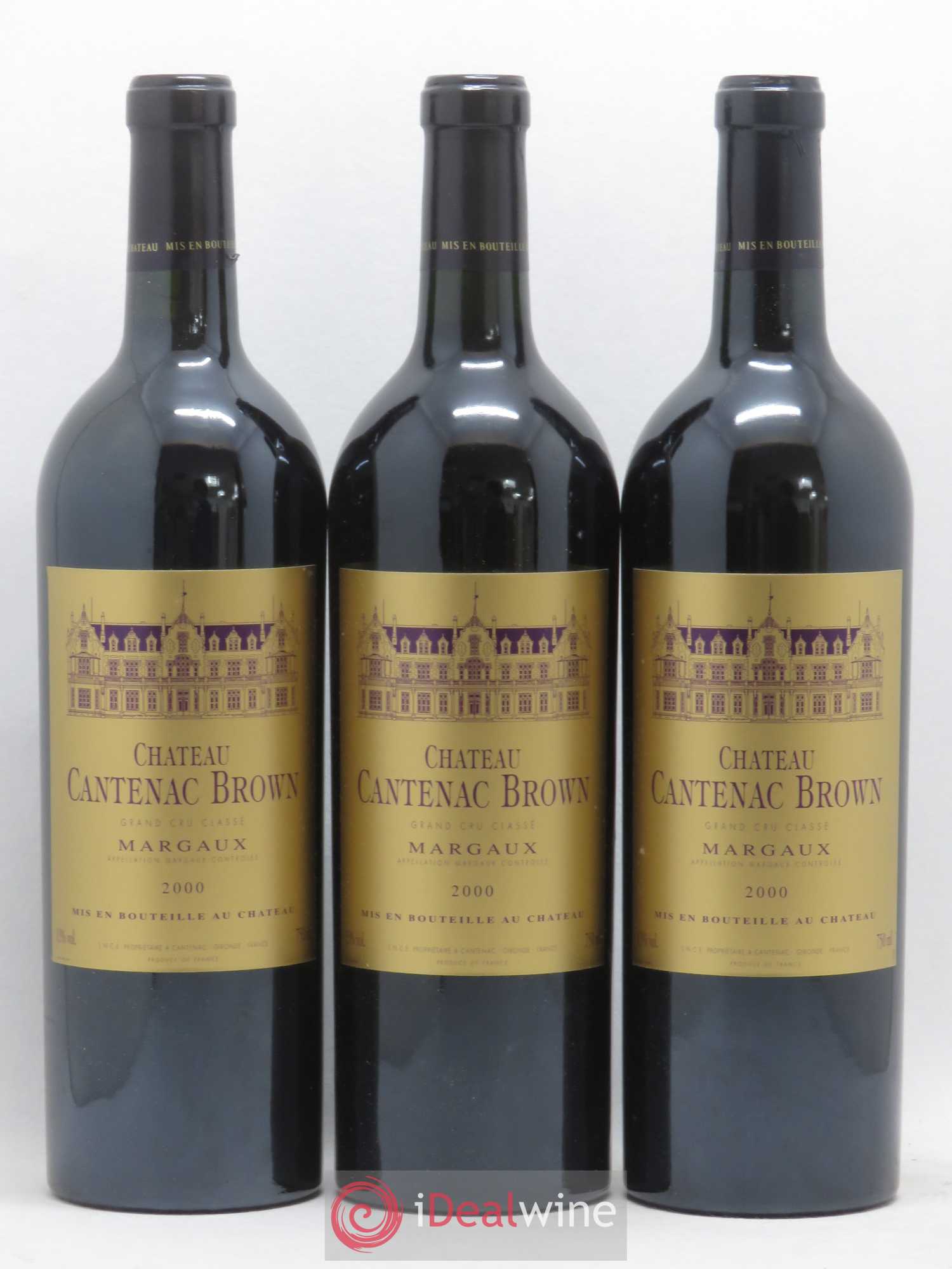 Château Cantenac Brown 3ème Grand Cru Classé 2000 - Lot de 12 bouteilles - 4