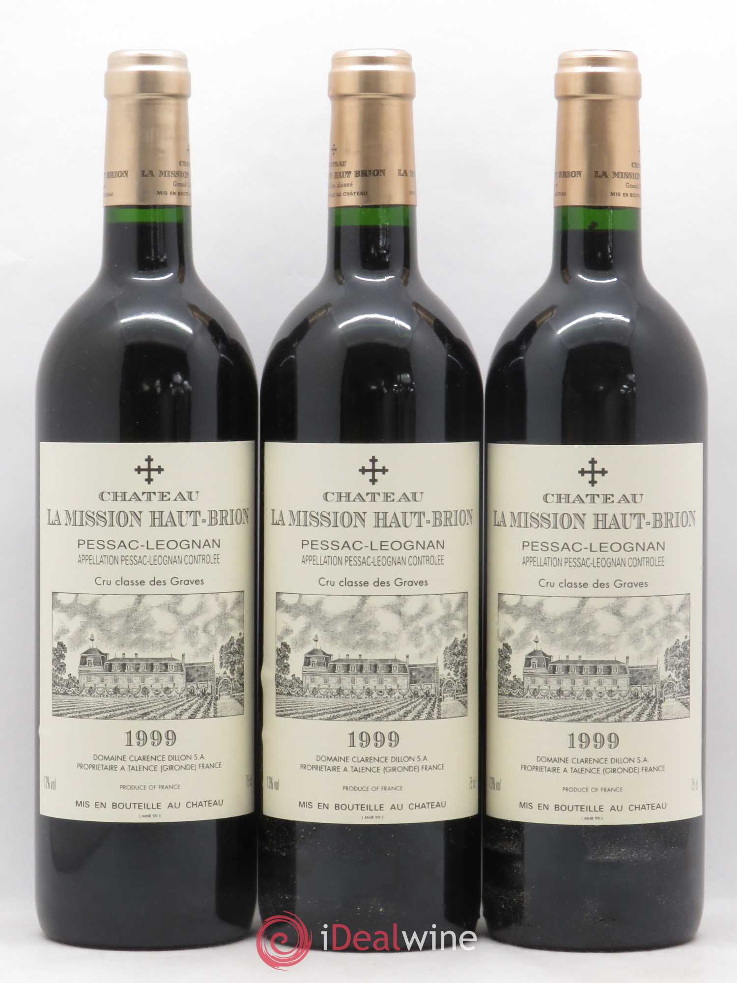 Château la Mission Haut-Brion Cru Classé de Graves 1999 - Lotto di 6 bottiglie - 1