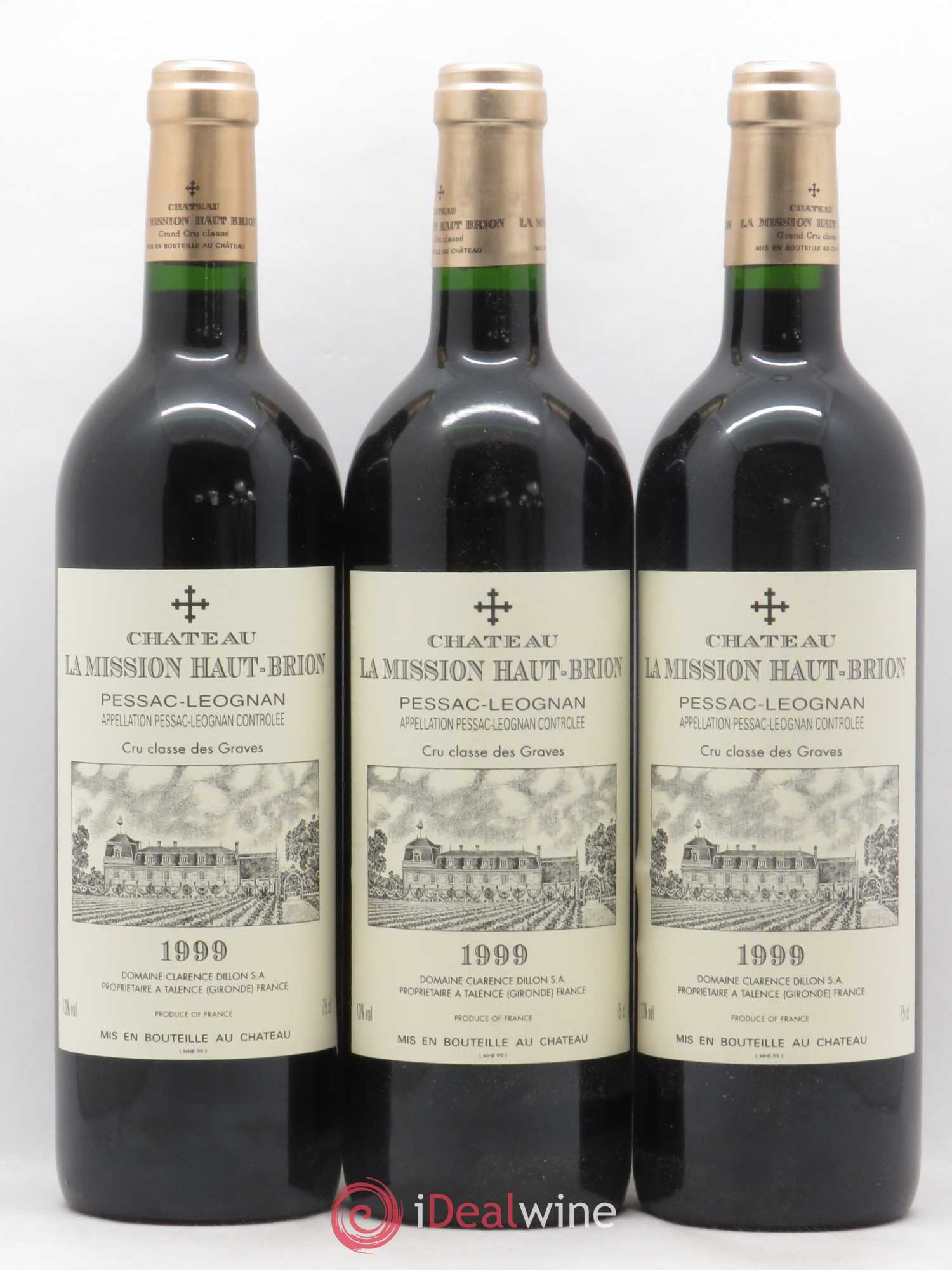 Château la Mission Haut-Brion Cru Classé de Graves 1999 - Lotto di 6 bottiglie - 2