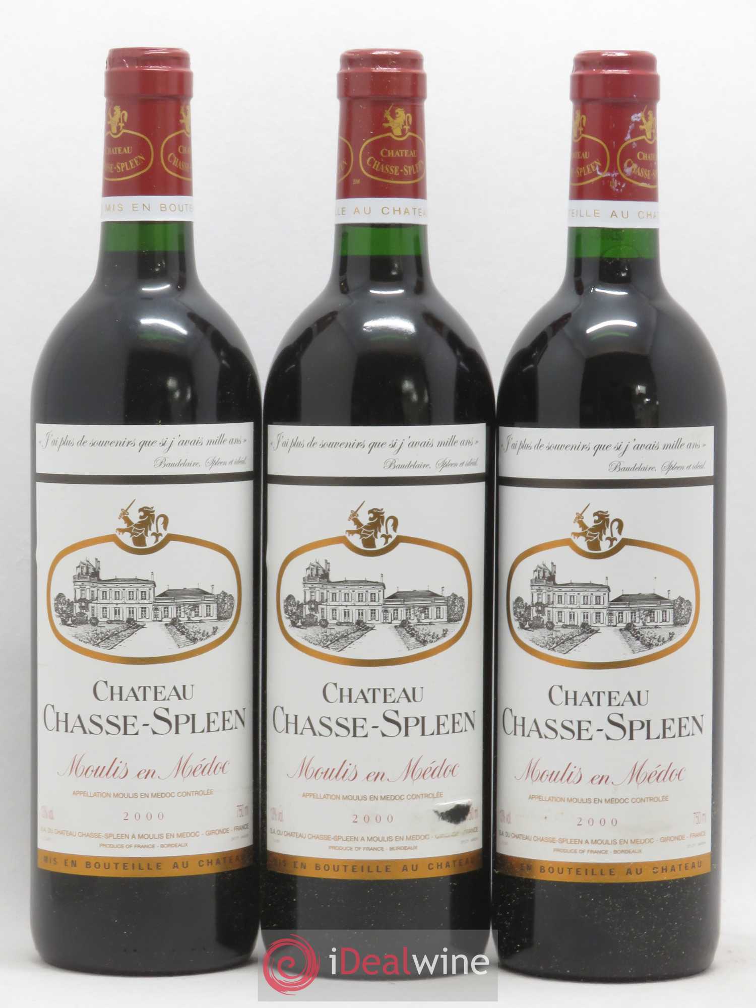 Château Chasse Spleen 2000 - Lot de 12 bouteilles - 3