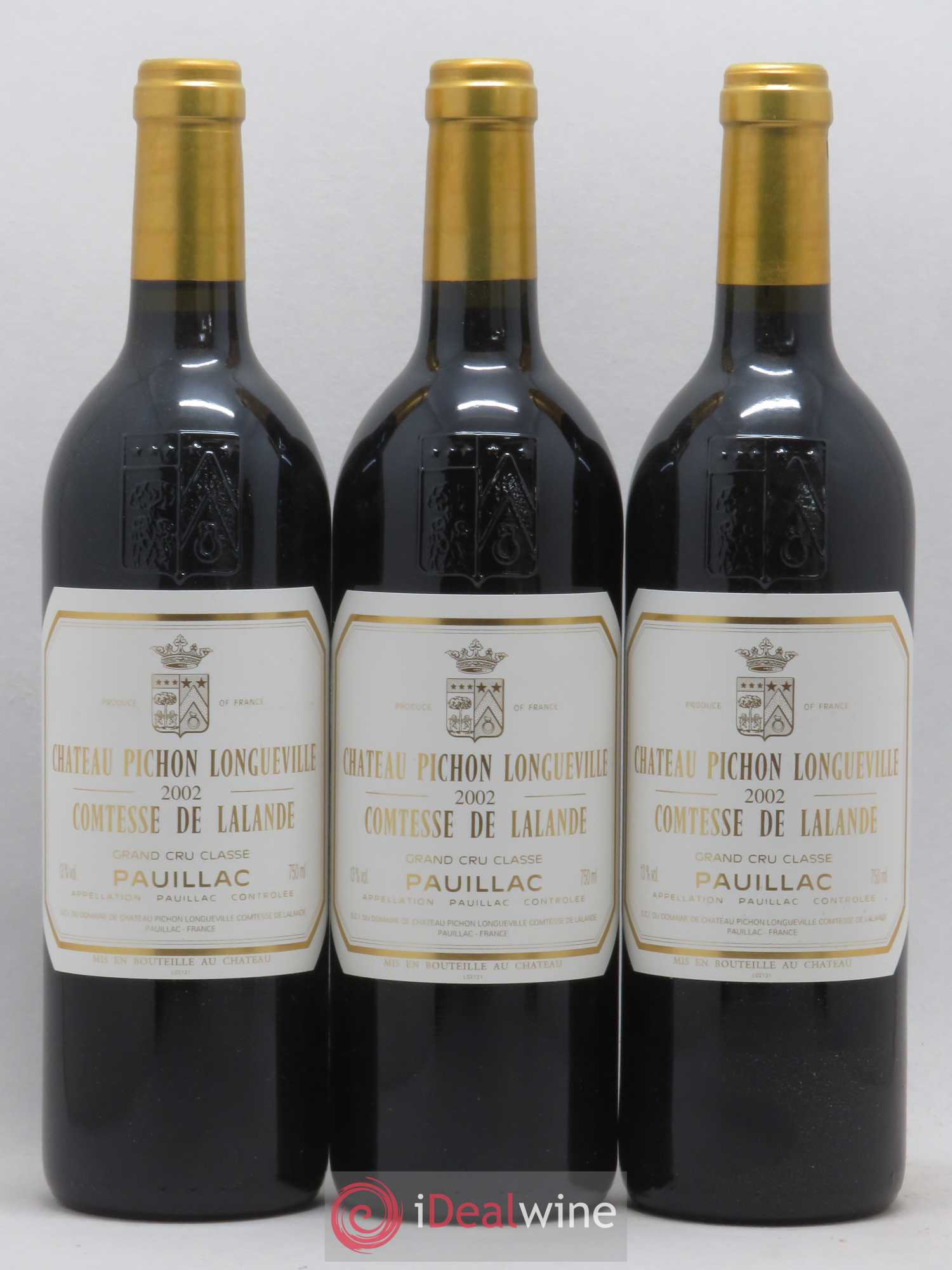 Château Pichon Longueville Comtesse de Lalande 2ème Grand Cru Classé 2002 - Lot de 12 bouteilles - 2