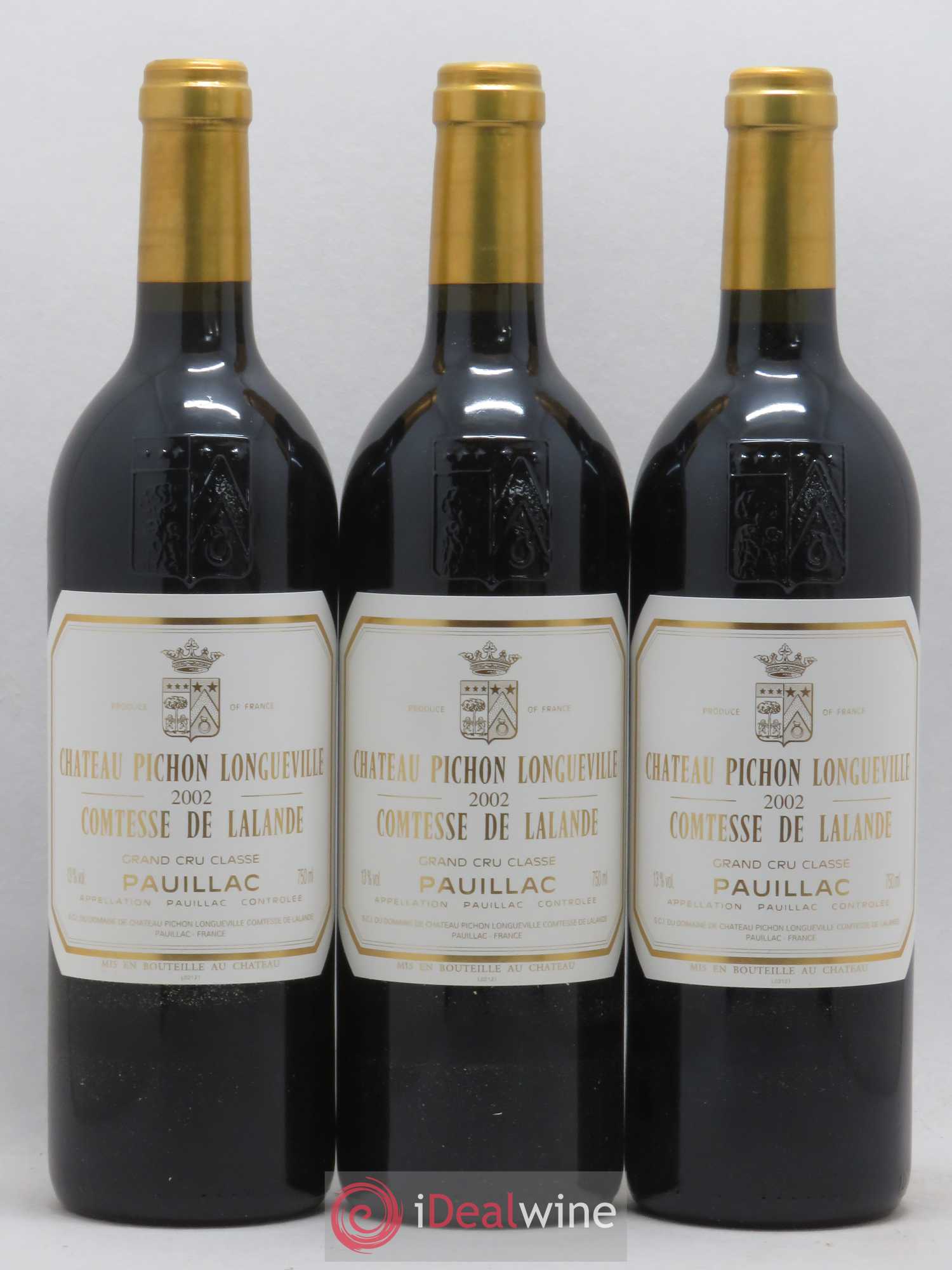 Château Pichon Longueville Comtesse de Lalande 2ème Grand Cru Classé 2002 - Lot de 12 bouteilles - 3
