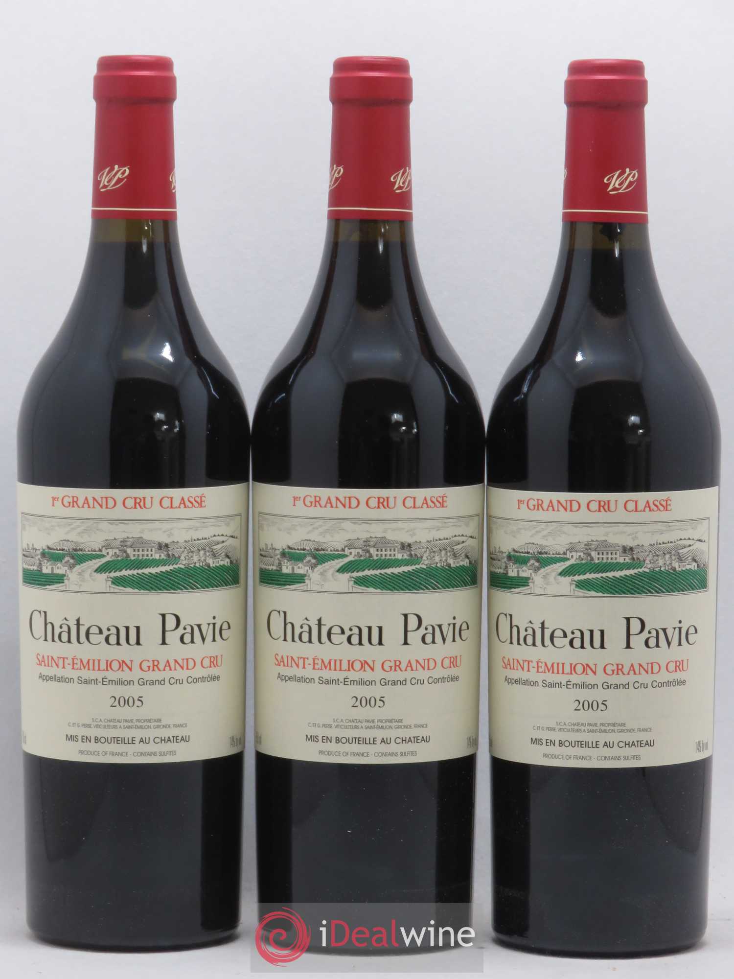 Château Pavie 1er Grand Cru Classé A 2005 - Lot de 6 bouteilles - 1