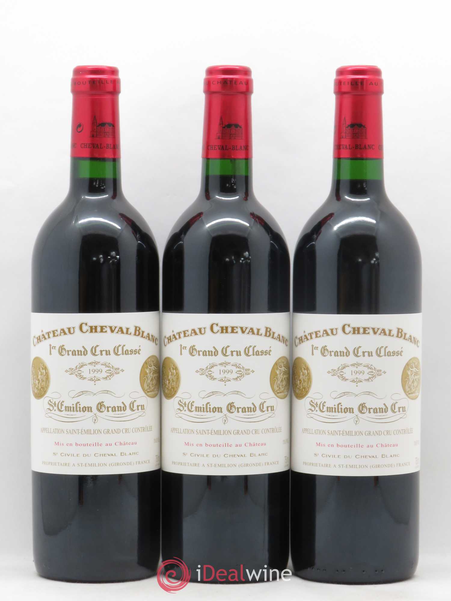 Château Cheval Blanc 1er Grand Cru Classé A 1999 - Lot de 6 bouteilles - 2