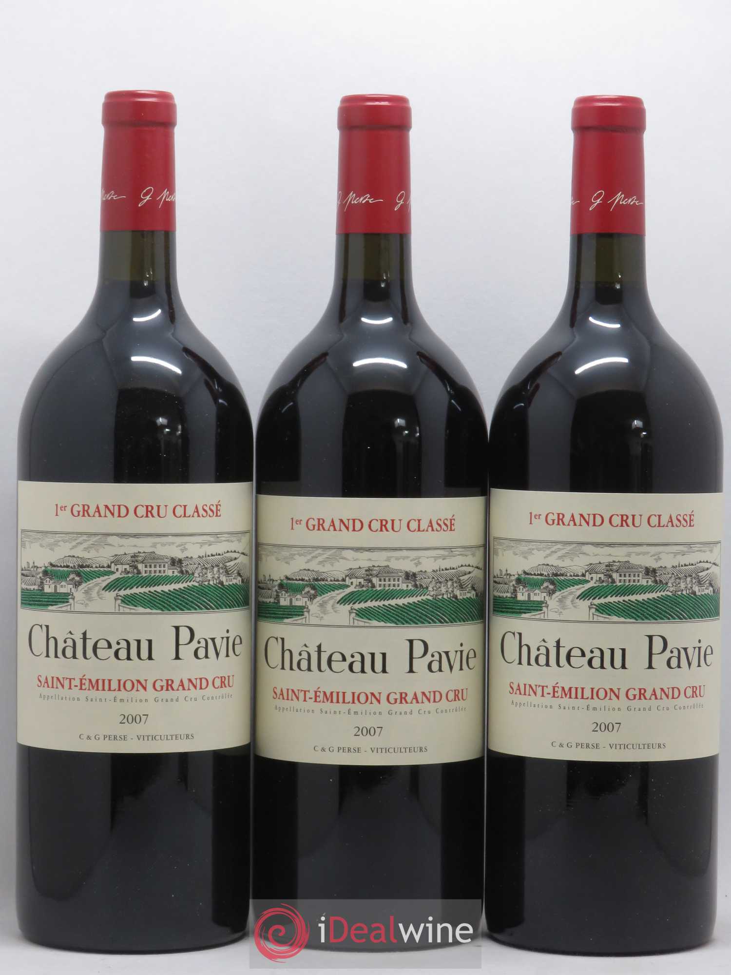 Château Pavie 1er Grand Cru Classé A 2007 - Lot de 6 magnums - 1
