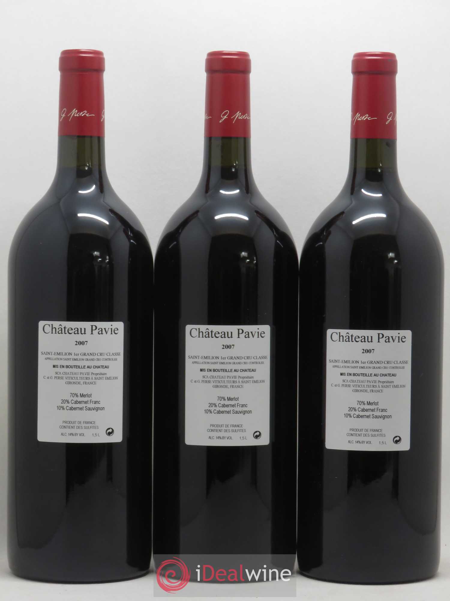 Château Pavie 1er Grand Cru Classé A 2007 - Lot de 6 magnums - 2