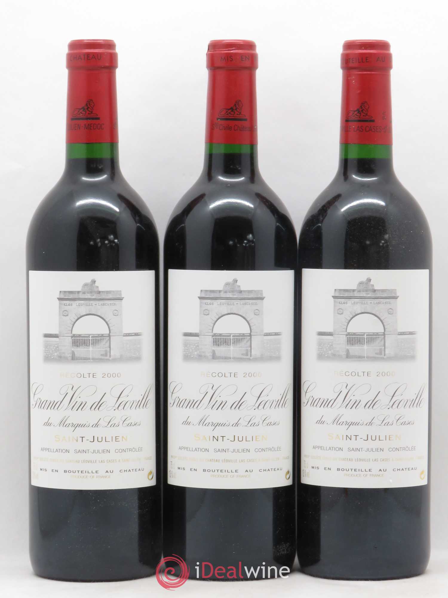 Château Léoville Las Cases 2ème Grand Cru Classé 2000 - Lot de 6 bouteilles - 1