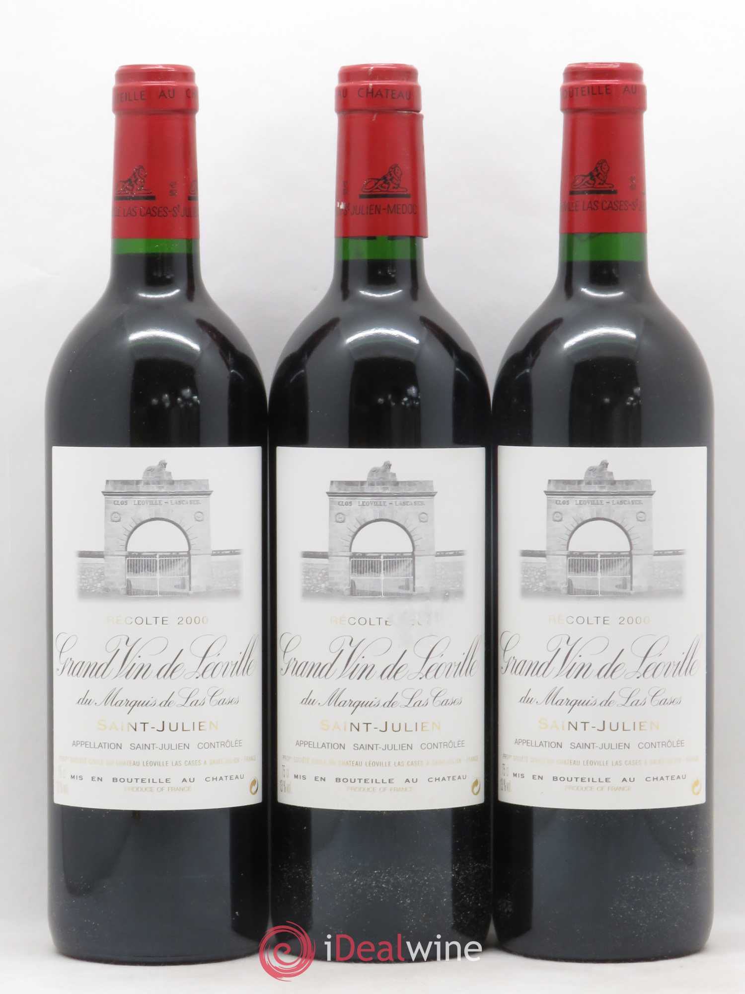 Château Léoville Las Cases 2ème Grand Cru Classé 2000 - Lot de 6 bouteilles - 2