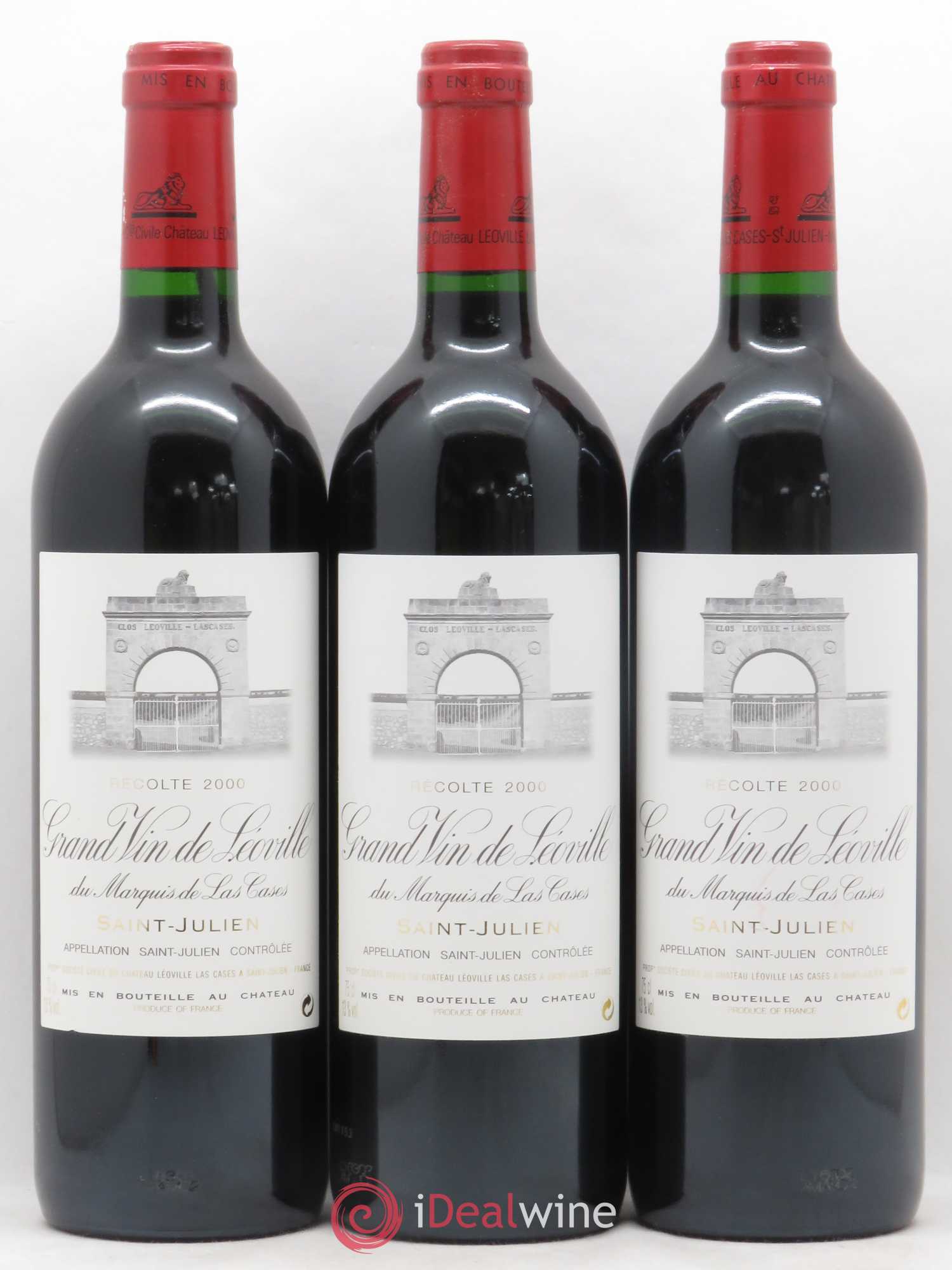 Château Léoville Las Cases 2ème Grand Cru Classé 2000 - Lot de 6 bouteilles - 1