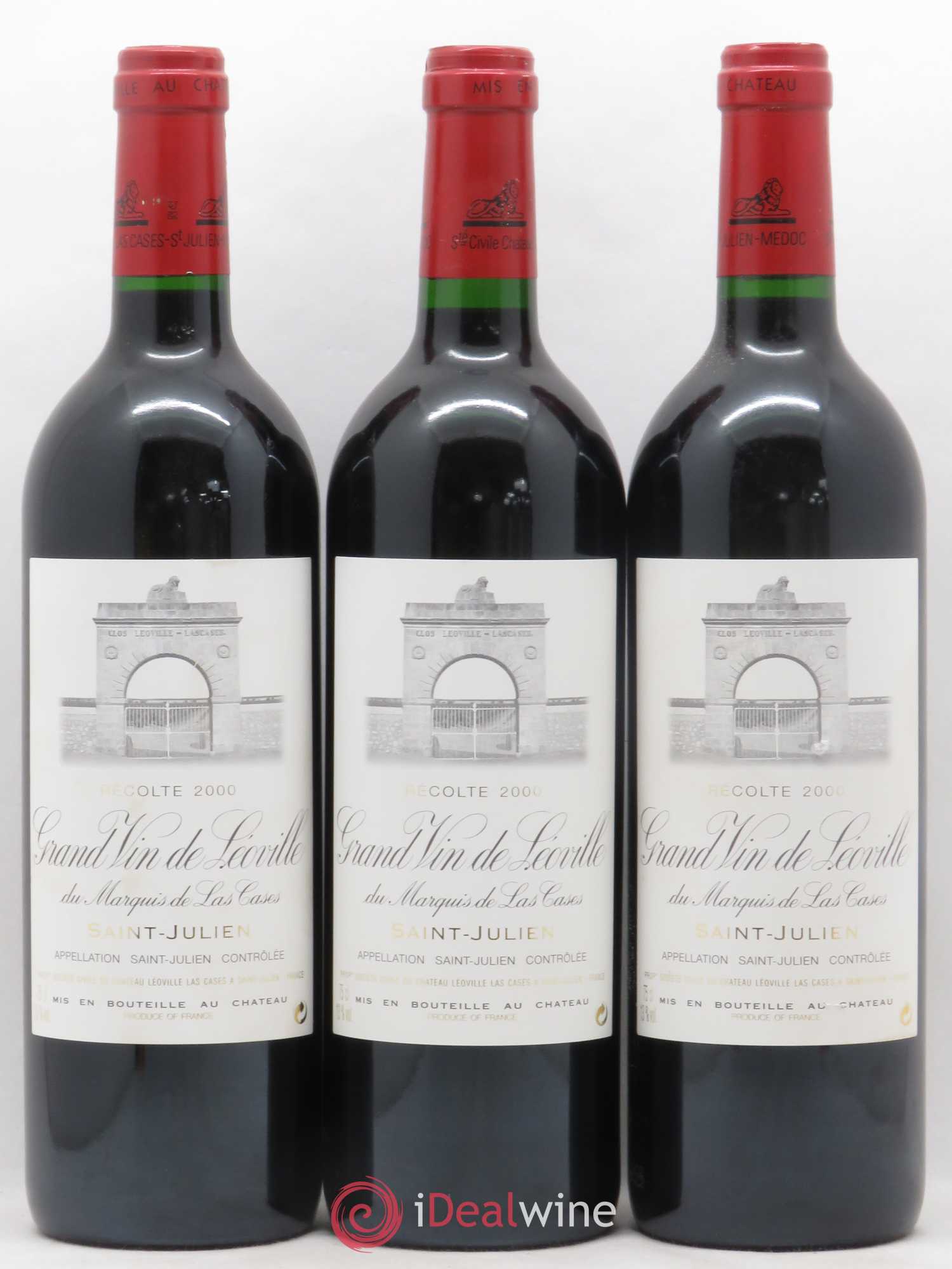 Château Léoville Las Cases 2ème Grand Cru Classé 2000 - Lot de 6 bouteilles - 2