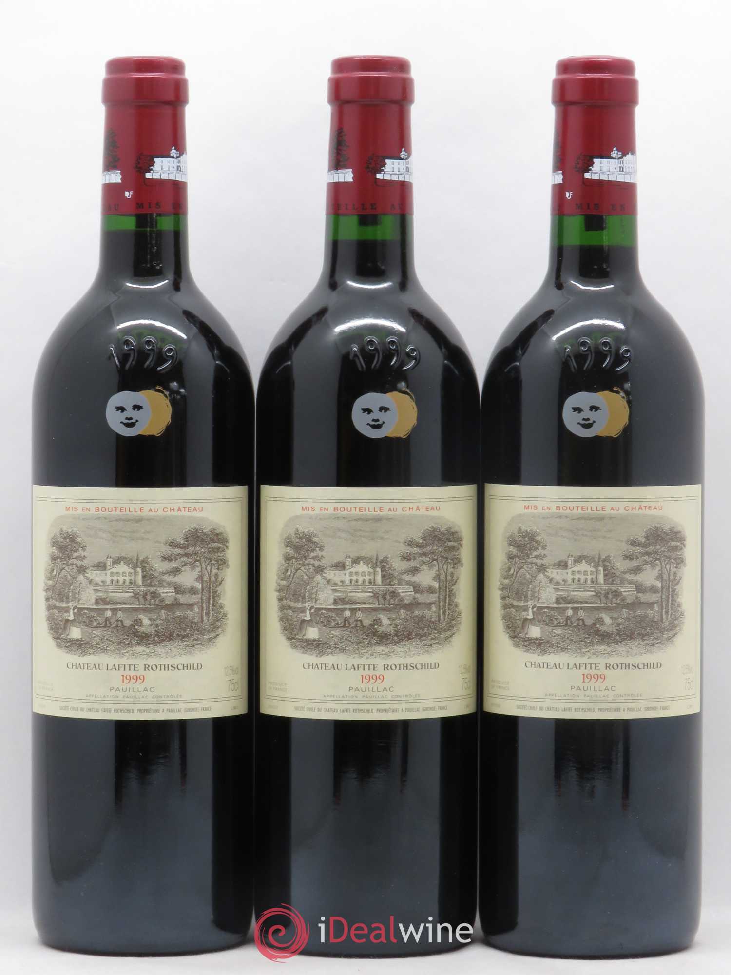Château Lafite Rothschild 1er Grand Cru Classé 1999 - Lot de 12 bouteilles - 1