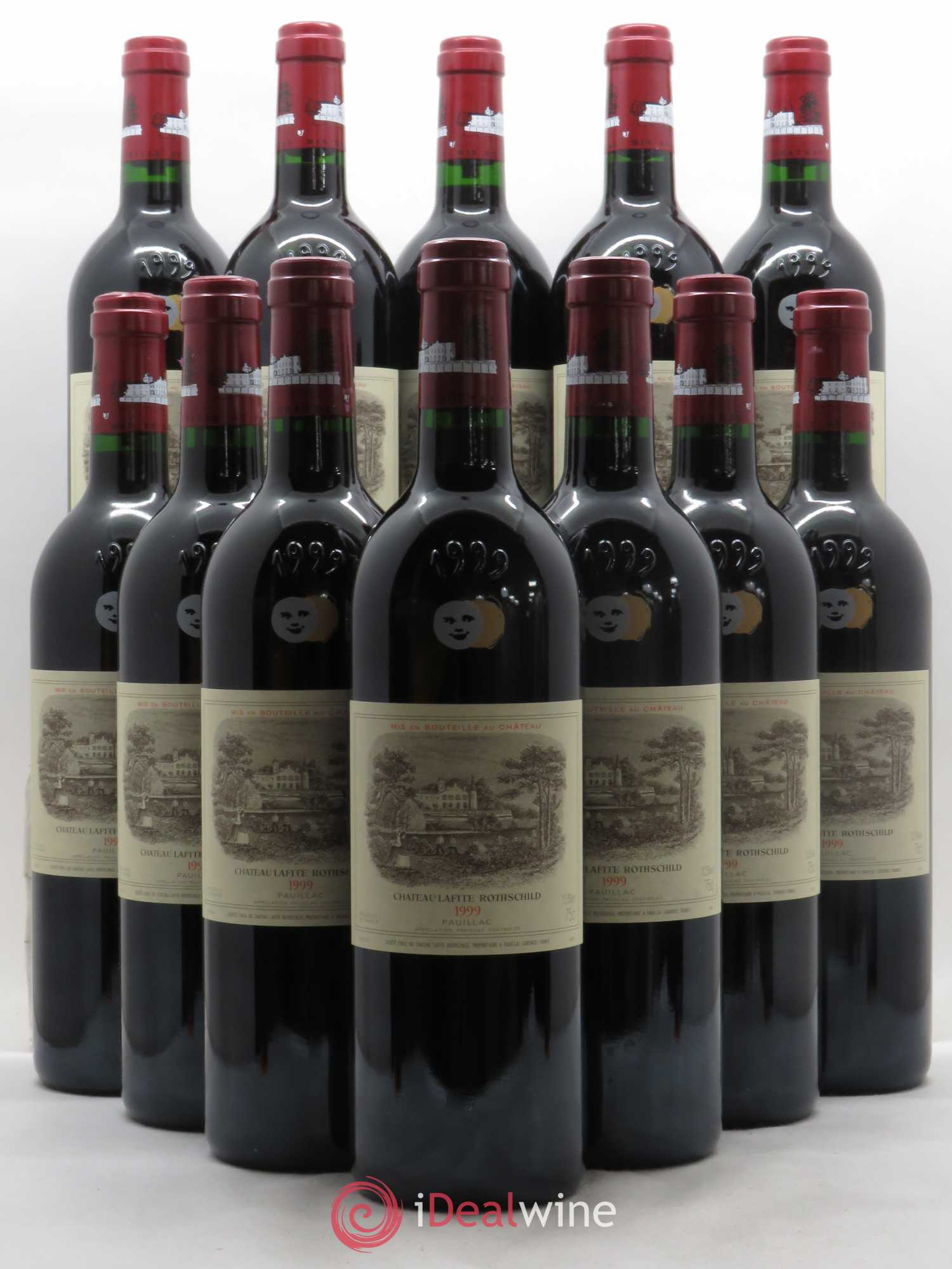 Château Lafite Rothschild 1er Grand Cru Classé 1999 - Lot de 12 bouteilles - 0