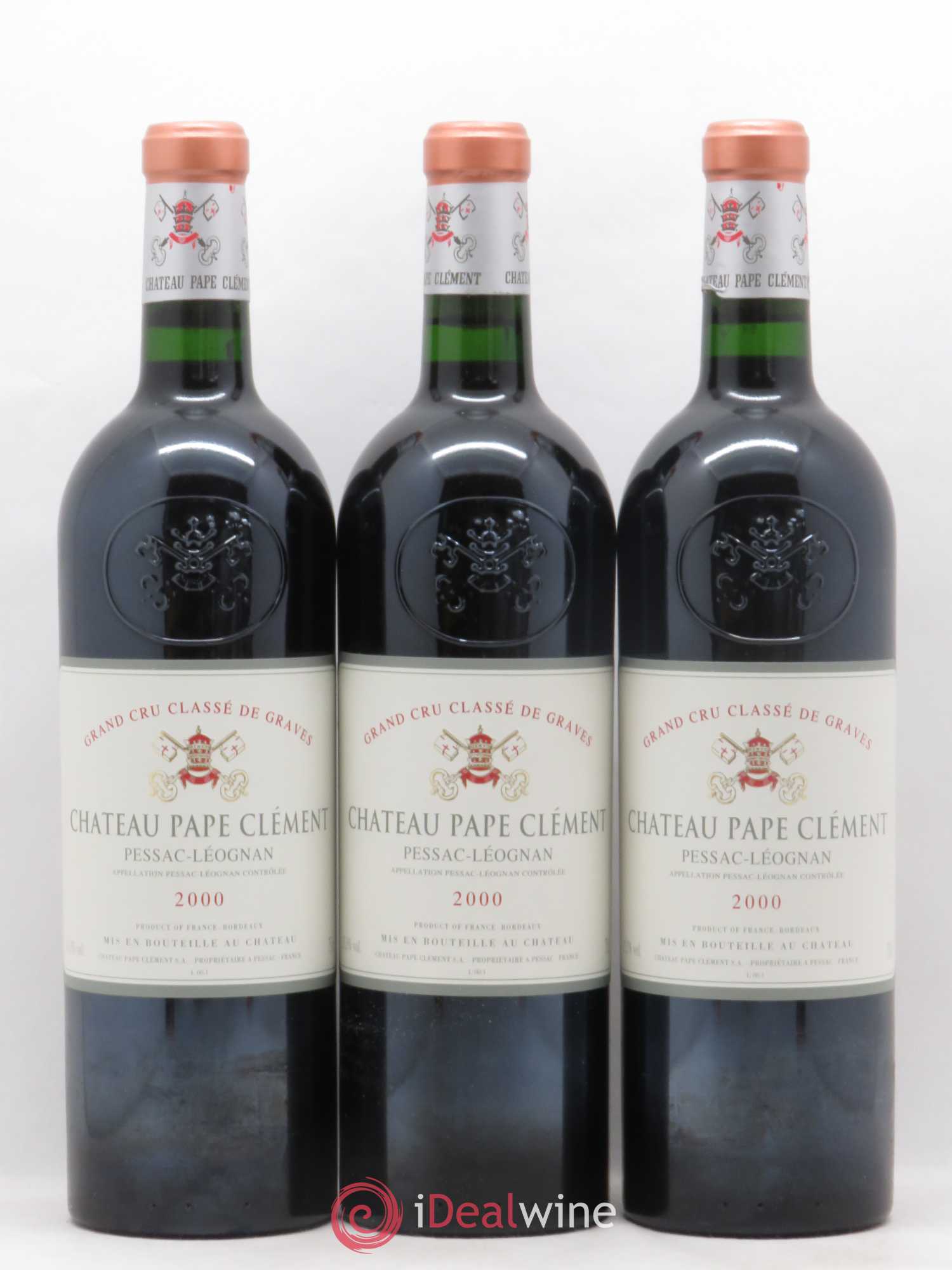 Château Pape Clément Cru Classé de Graves 2000 - Lot de 12 bouteilles - 2