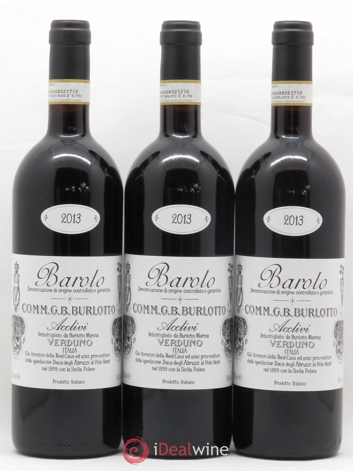 Barolo DOCG Acclivi Comm. Giovan Battista Burlotto 2013 - Lot de 6 bouteilles - 2