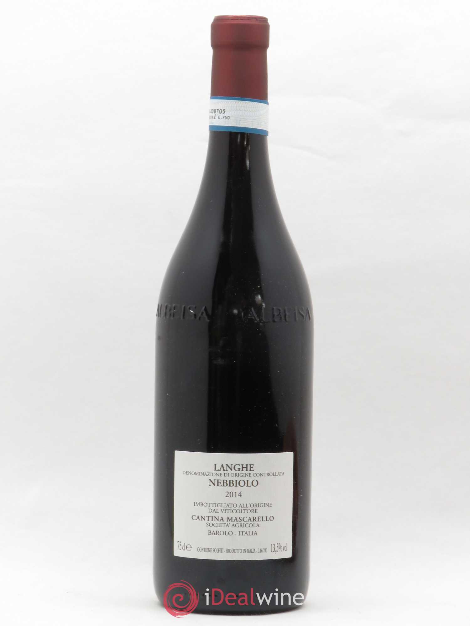 Langhe DOC Nebbiolo Bartolo Mascarello 2014 - Lot de 1 bouteille - 1