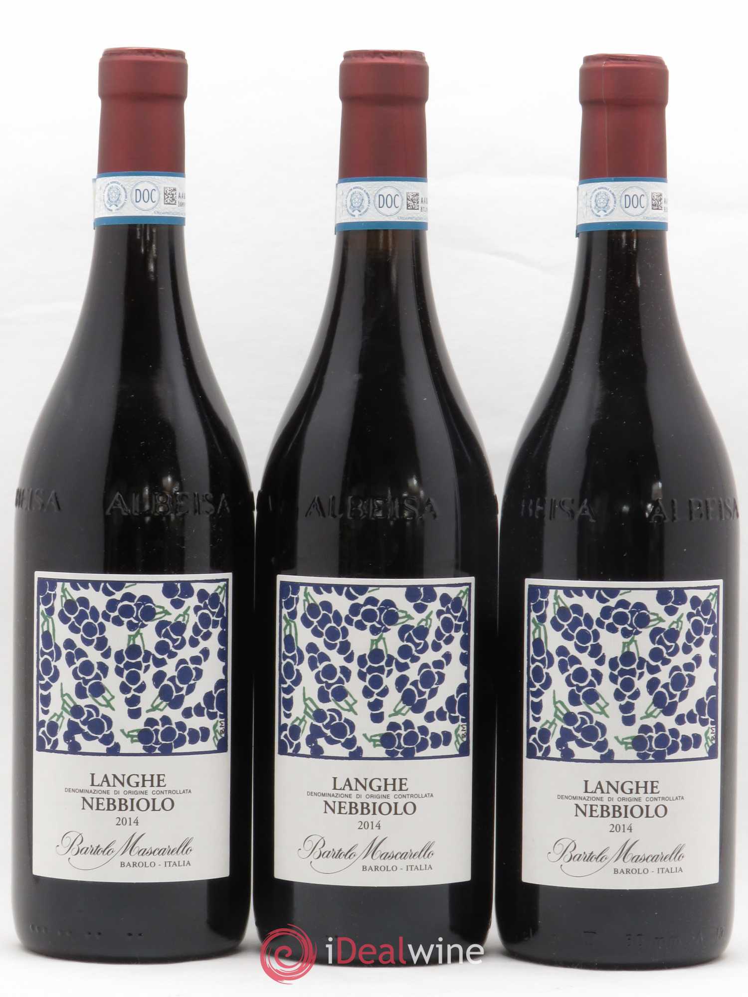 Langhe DOC Nebbiolo Bartolo Mascarello 2014 - Lot de 3 bouteilles - 0